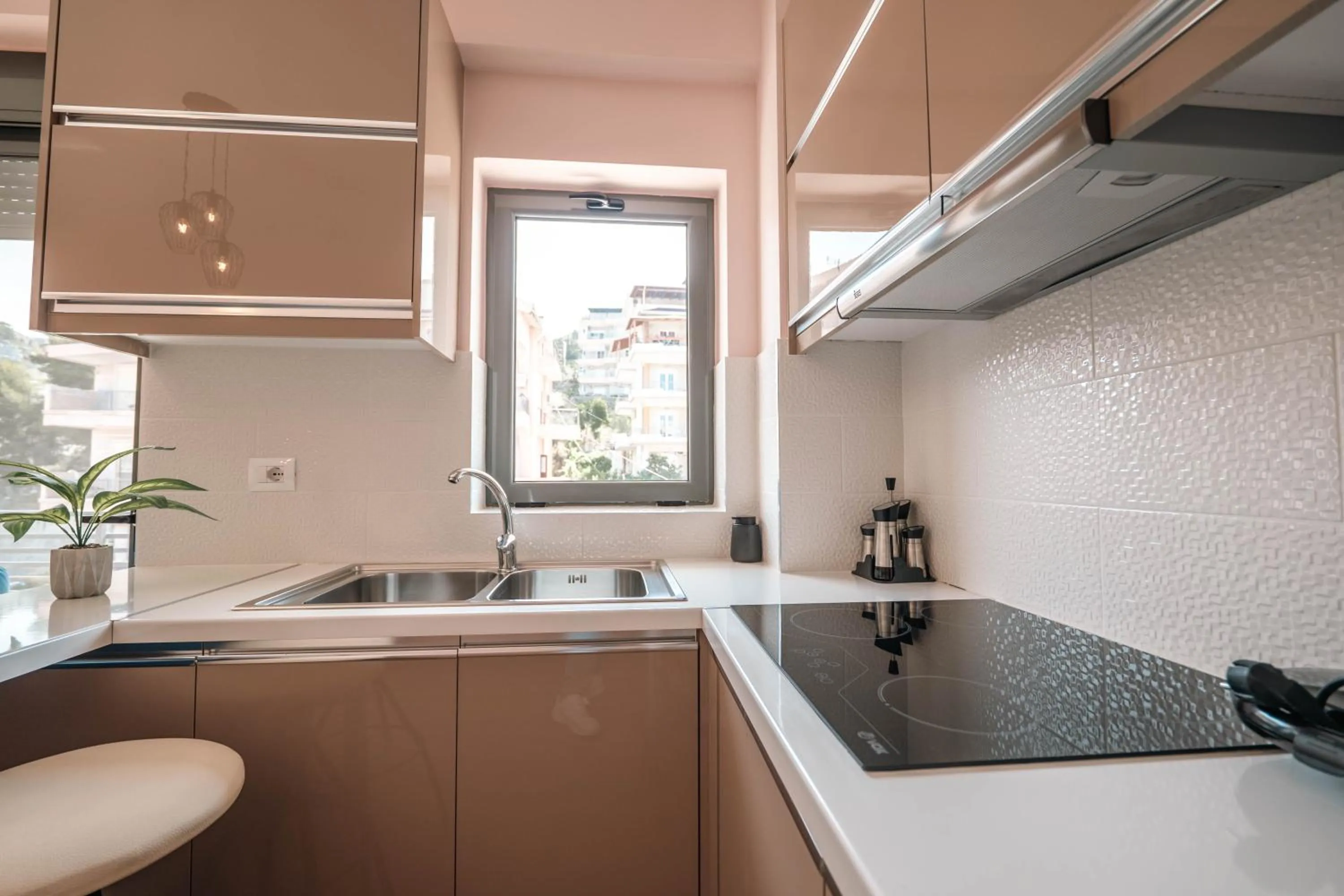 Kitchen or kitchenette in StarLight Apartments 2
