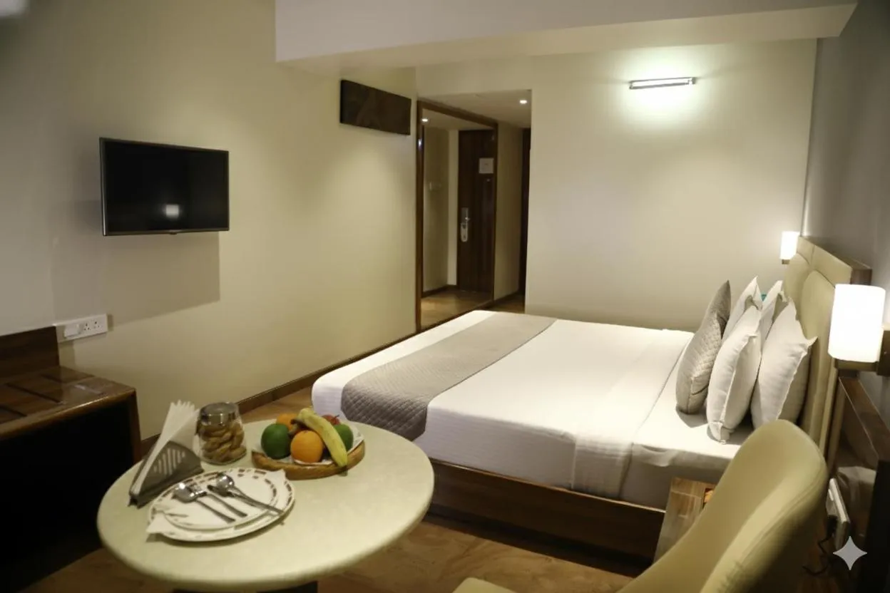 Bedroom, Bed in Shamrock Greens by Jardin Hotels