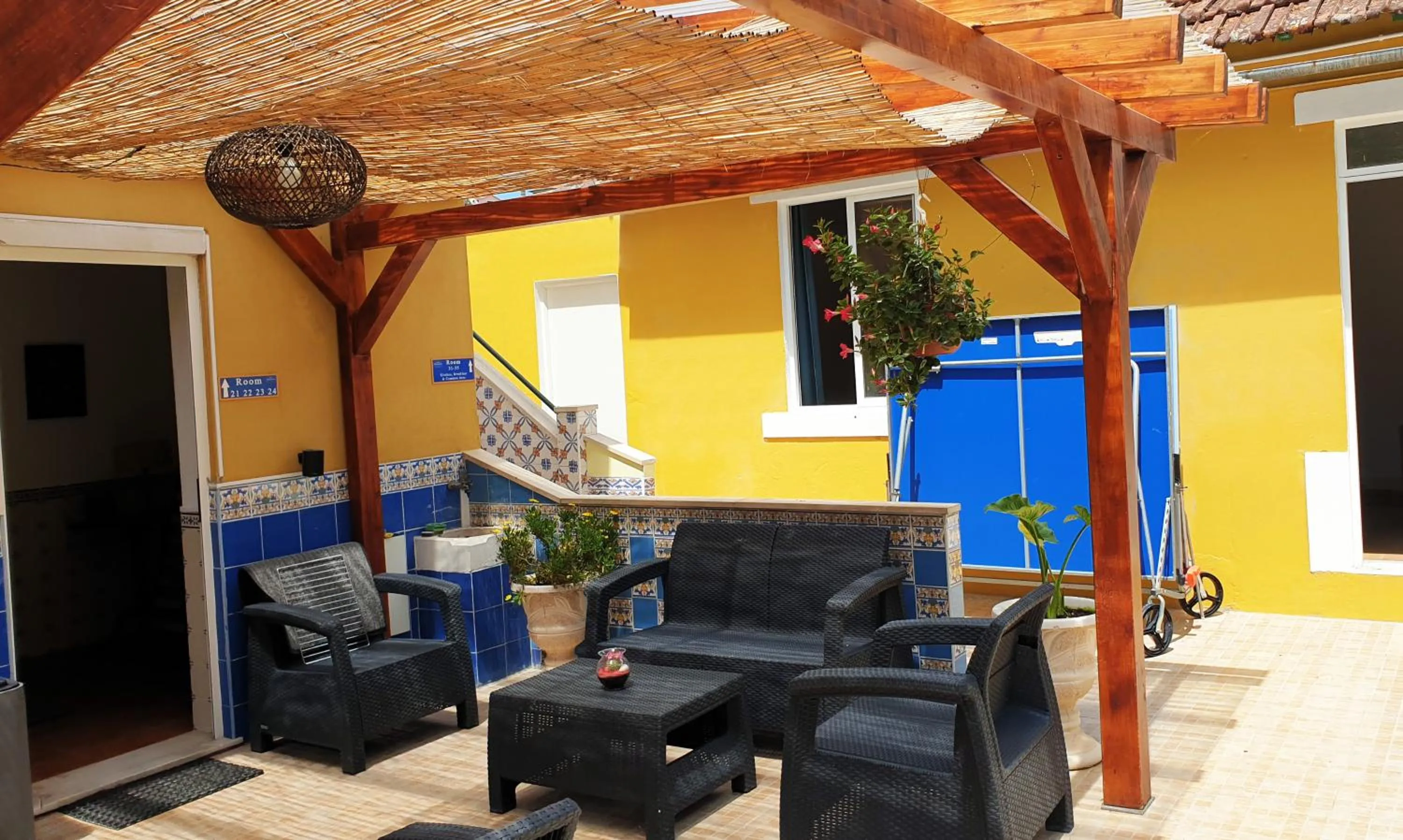Patio in Guesthouse of Alcobaça