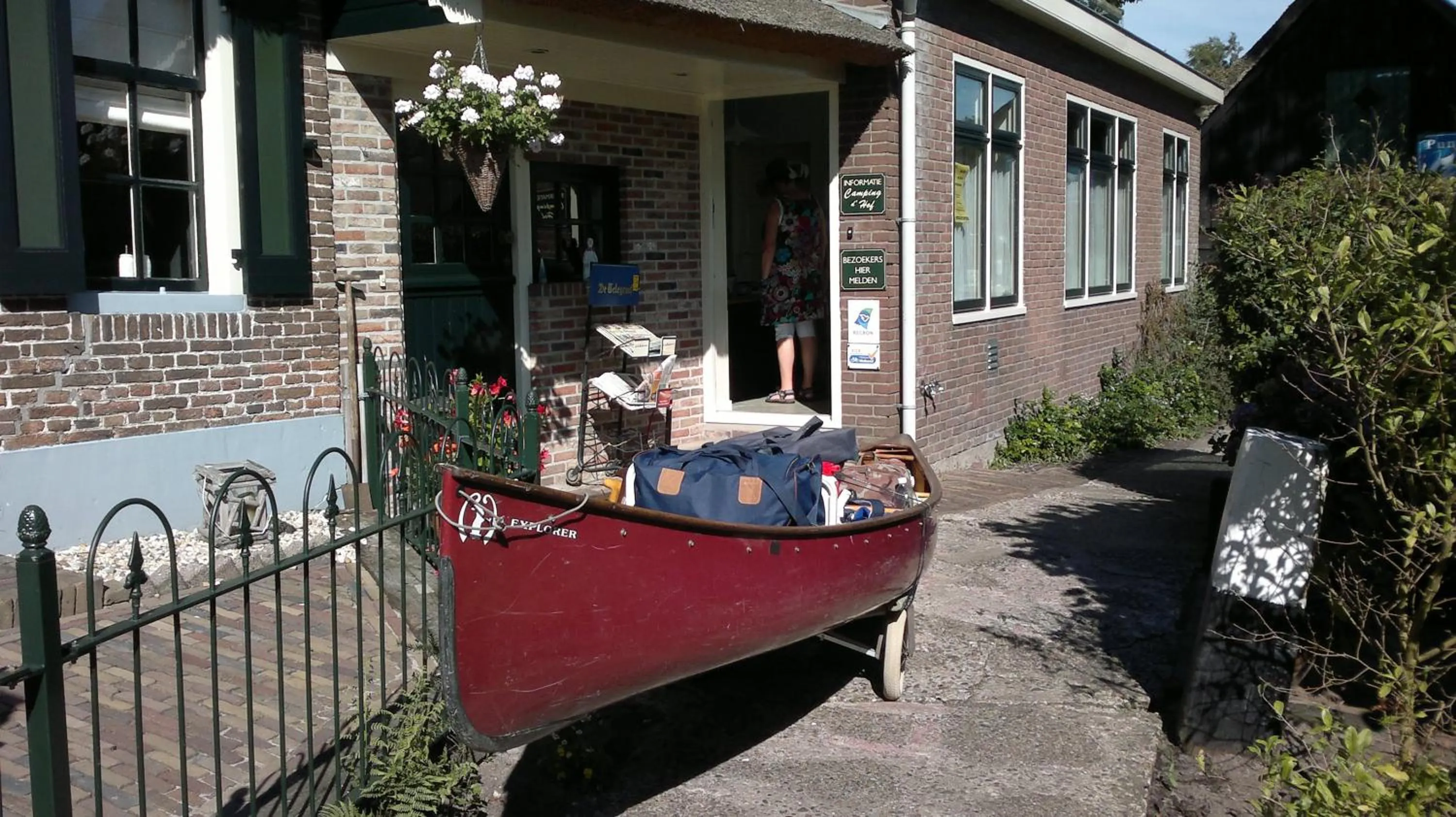 Lobby or reception in Bed & Bike De Hofstee