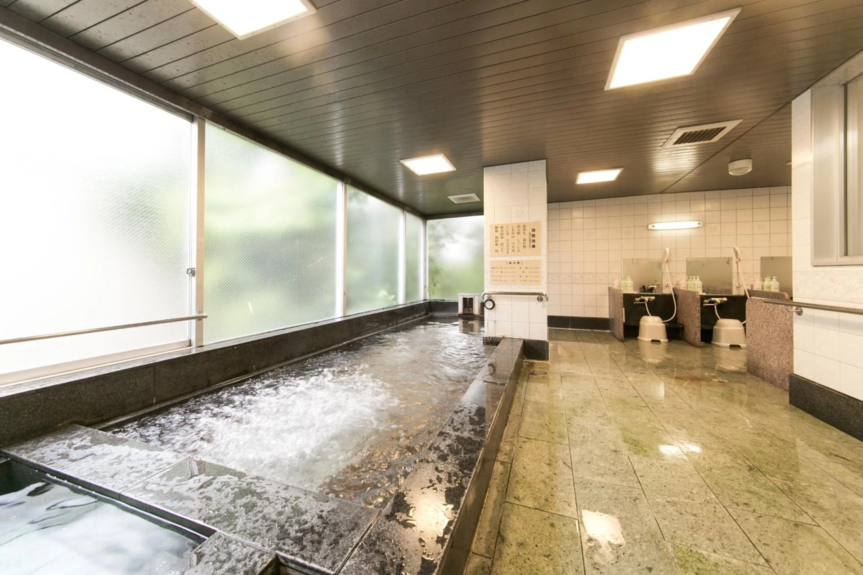 Hot Spring Bath in Hotel Crystal Palace
