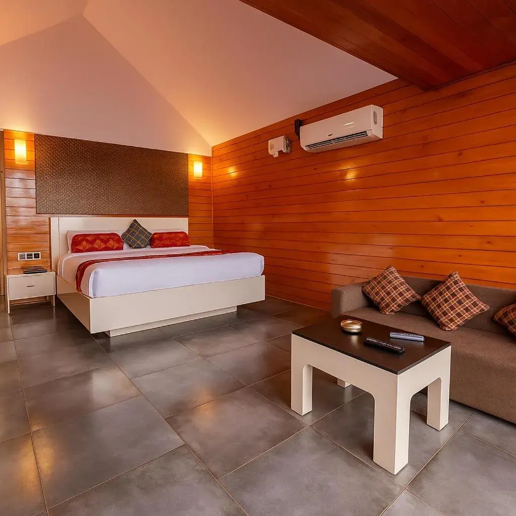 Double Room with Pool View in Rumourss Sky Villa & Resort Double Room with Pool View in Rumourss Sky Villa & Resort