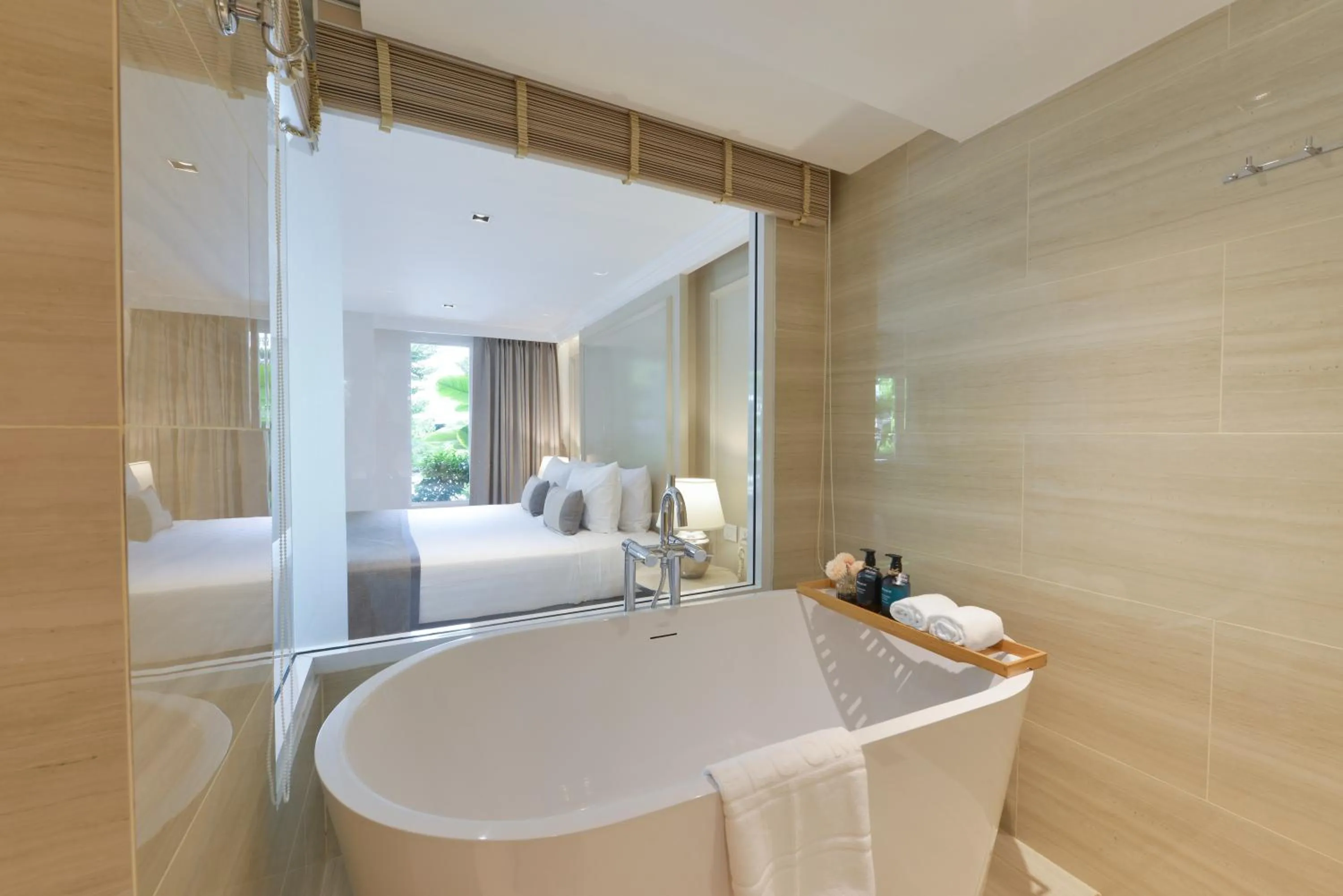 Bed in The Beverly Hotel Pattaya