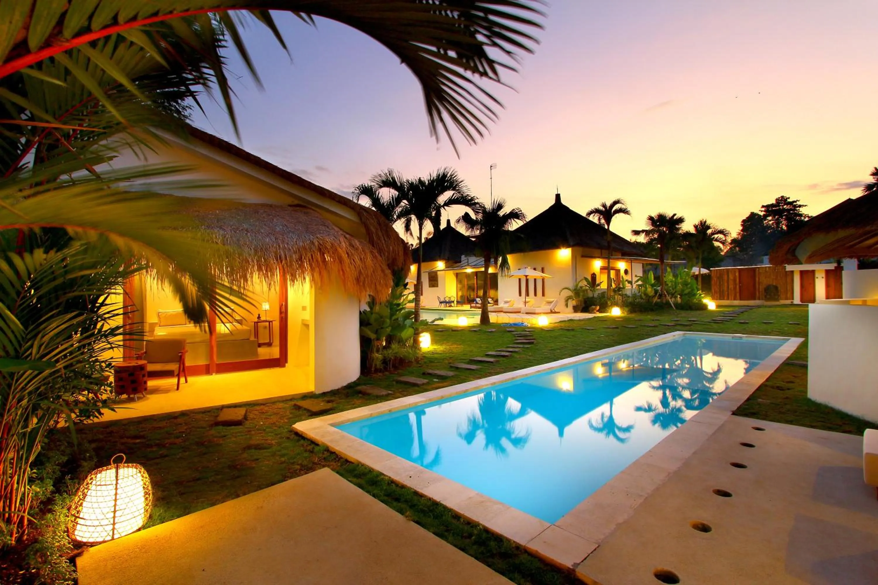 Garden view in The Apartments Umalas