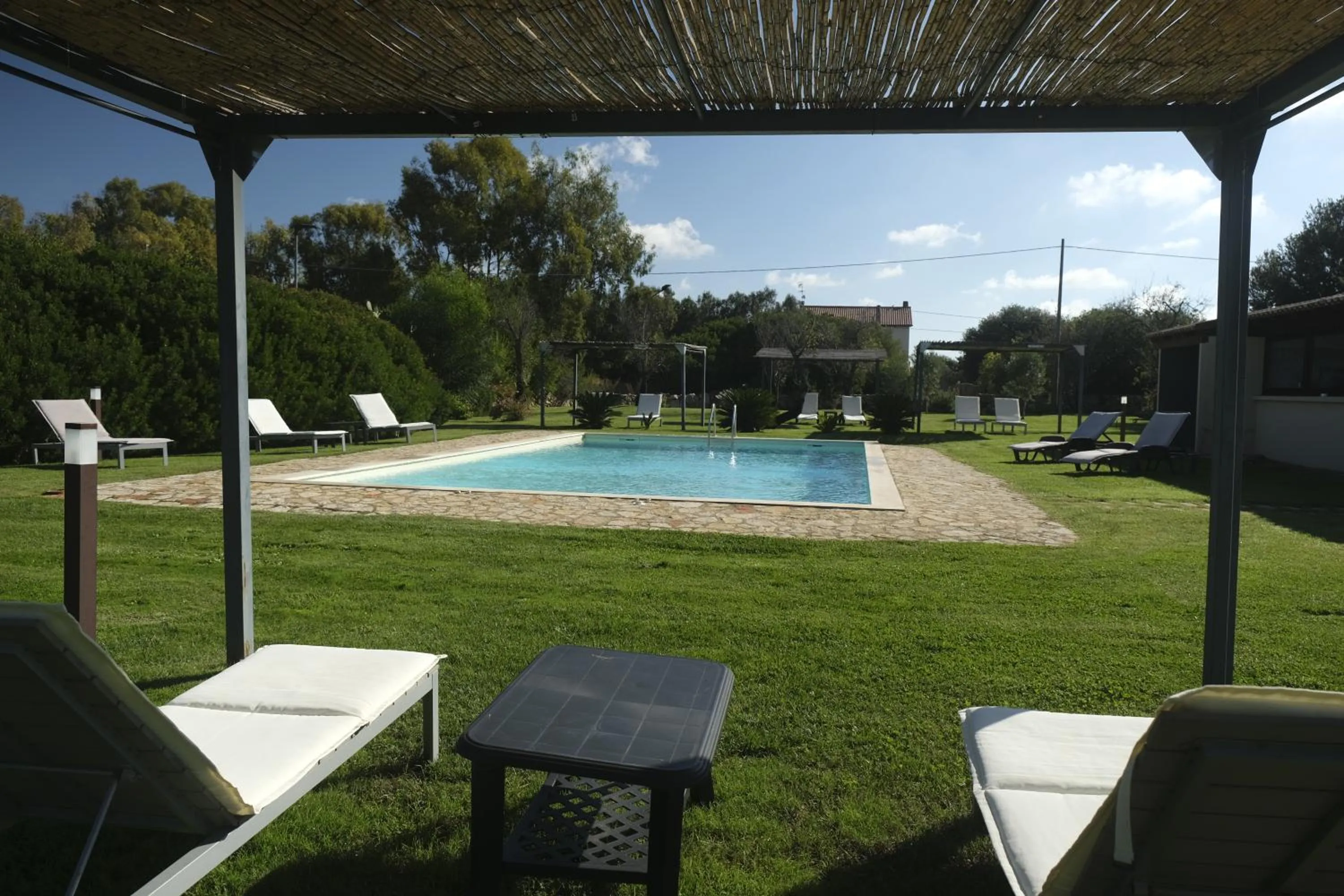 Pool view in Inghirios Wellness Country Resort