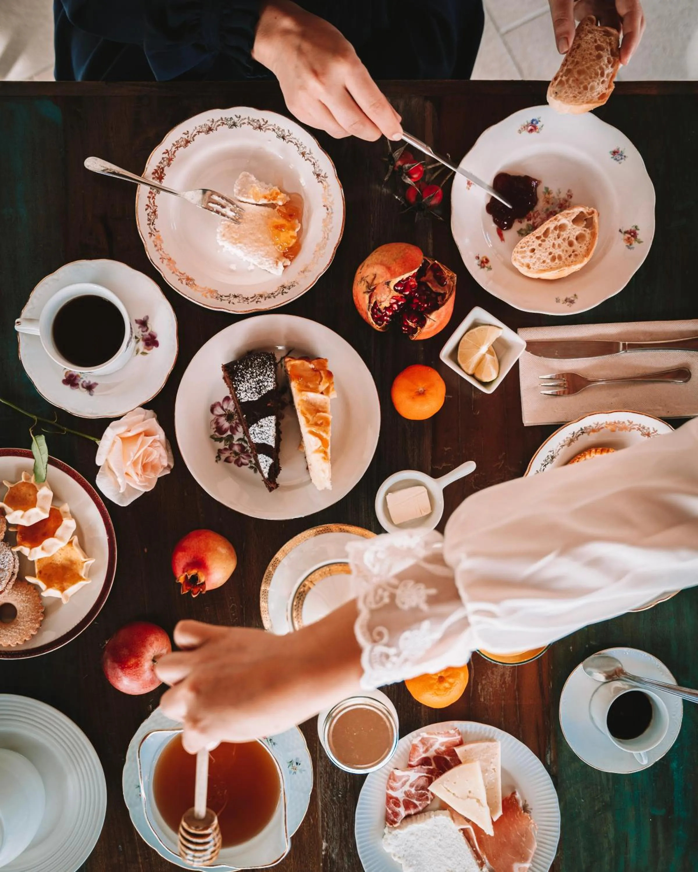 Continental breakfast in Inghirios Wellness Country Resort