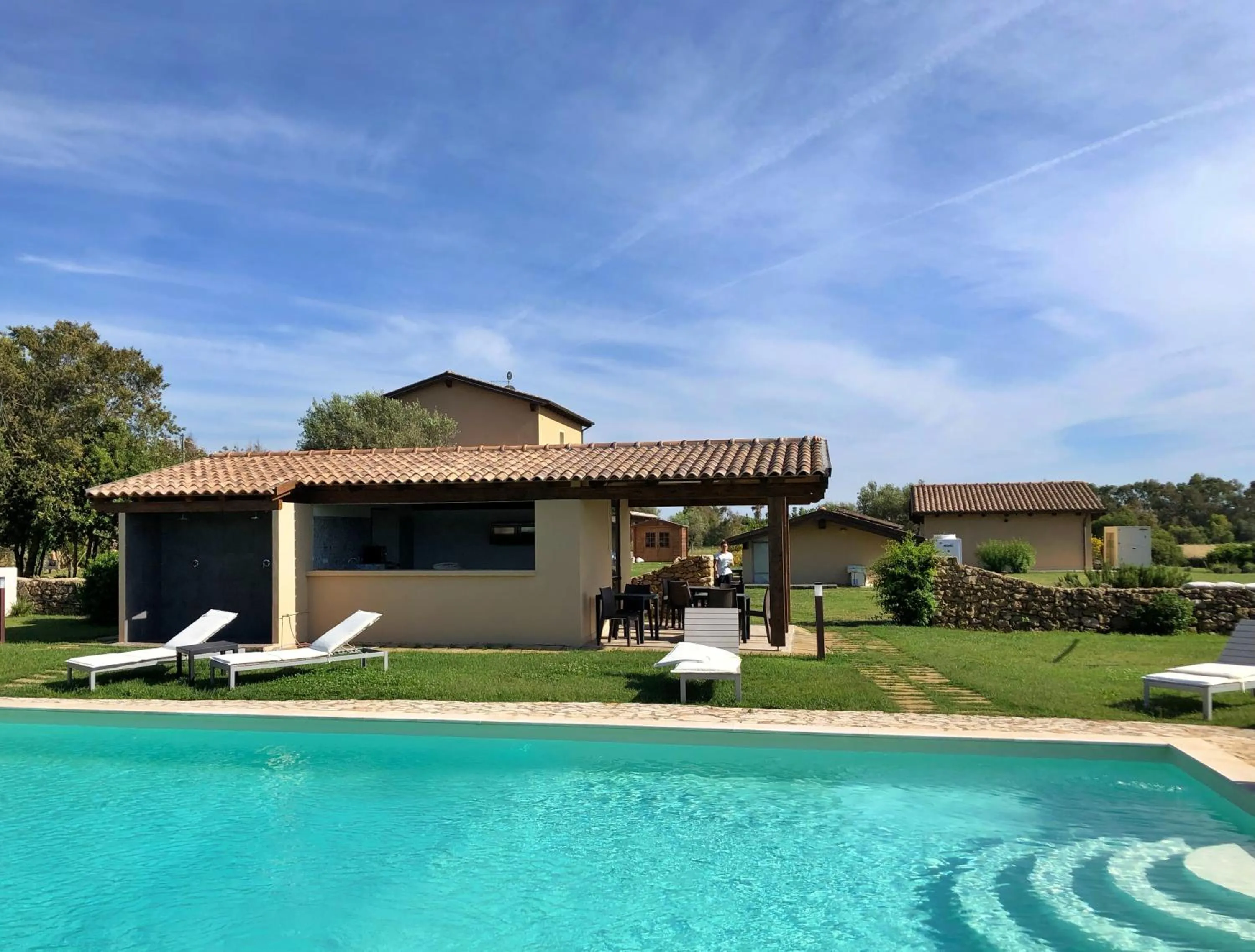 Swimming pool in Inghirios Wellness Country Resort
