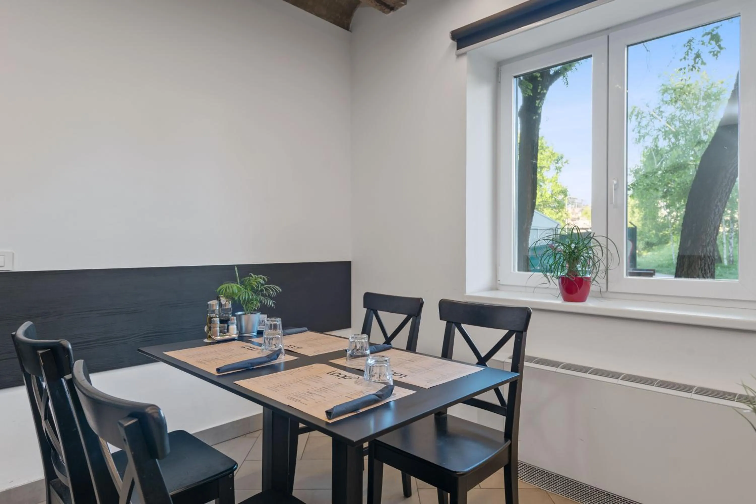 Seating area in The Loop Hotel
