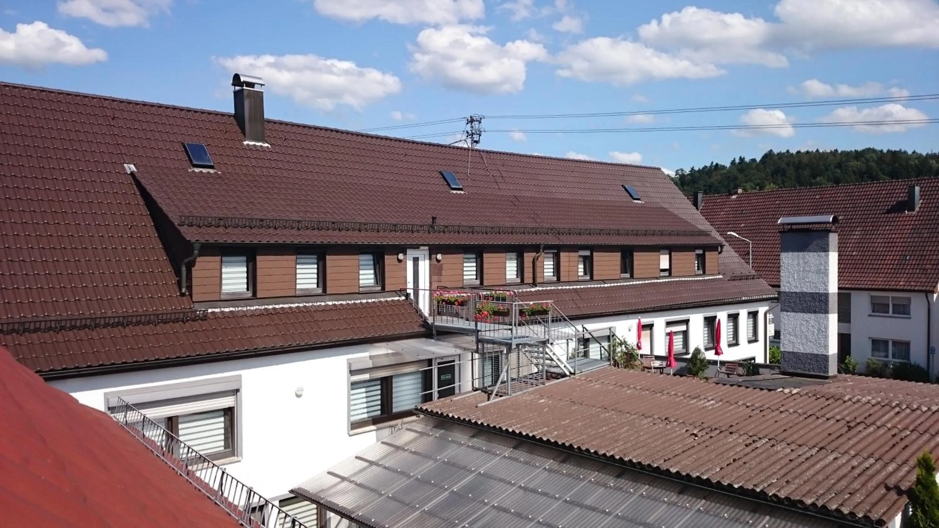 Bird's eye view in Hotel Kreuz