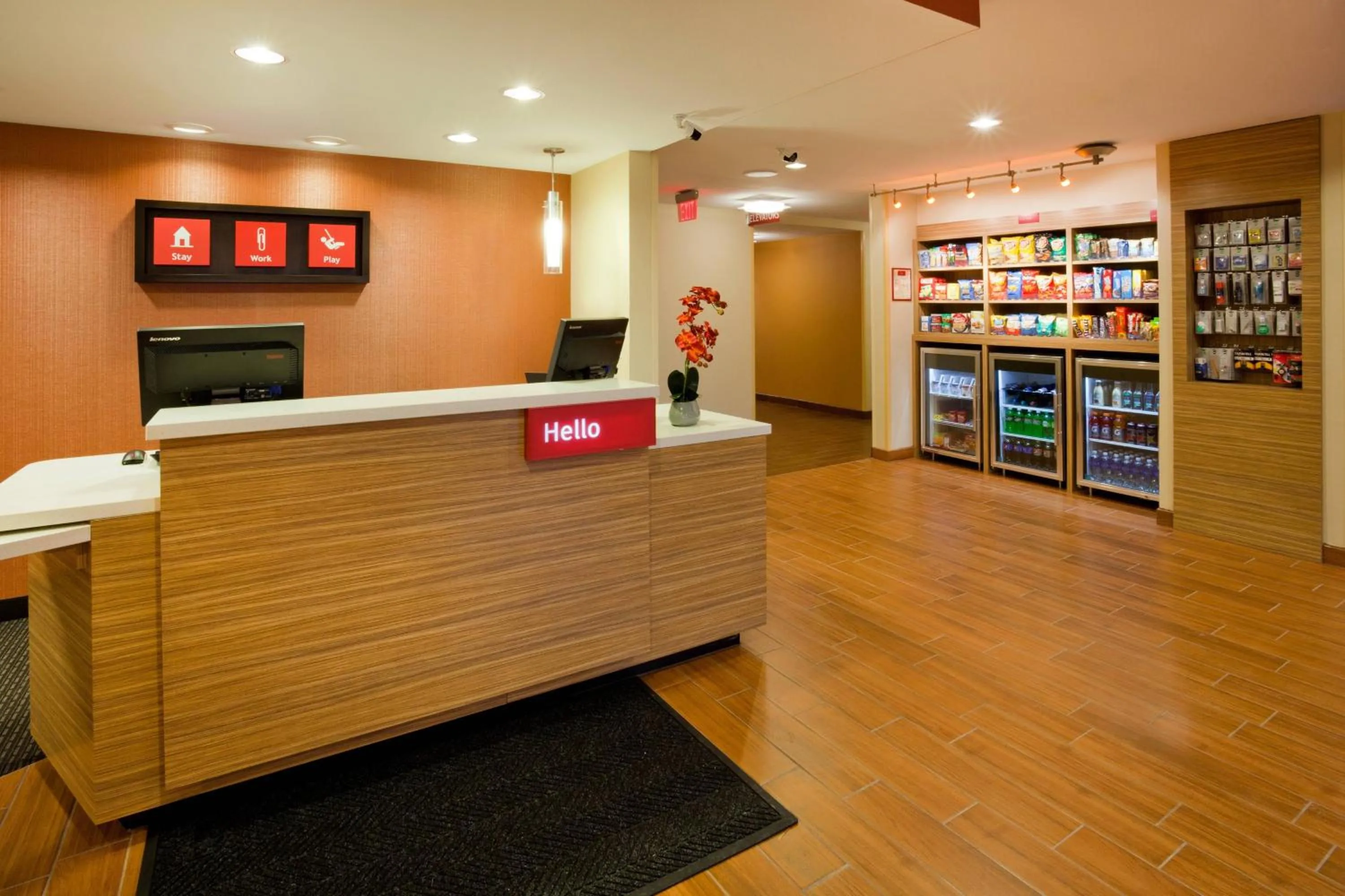 Lobby or reception in TownePlace Suites by Marriott Sioux Falls South