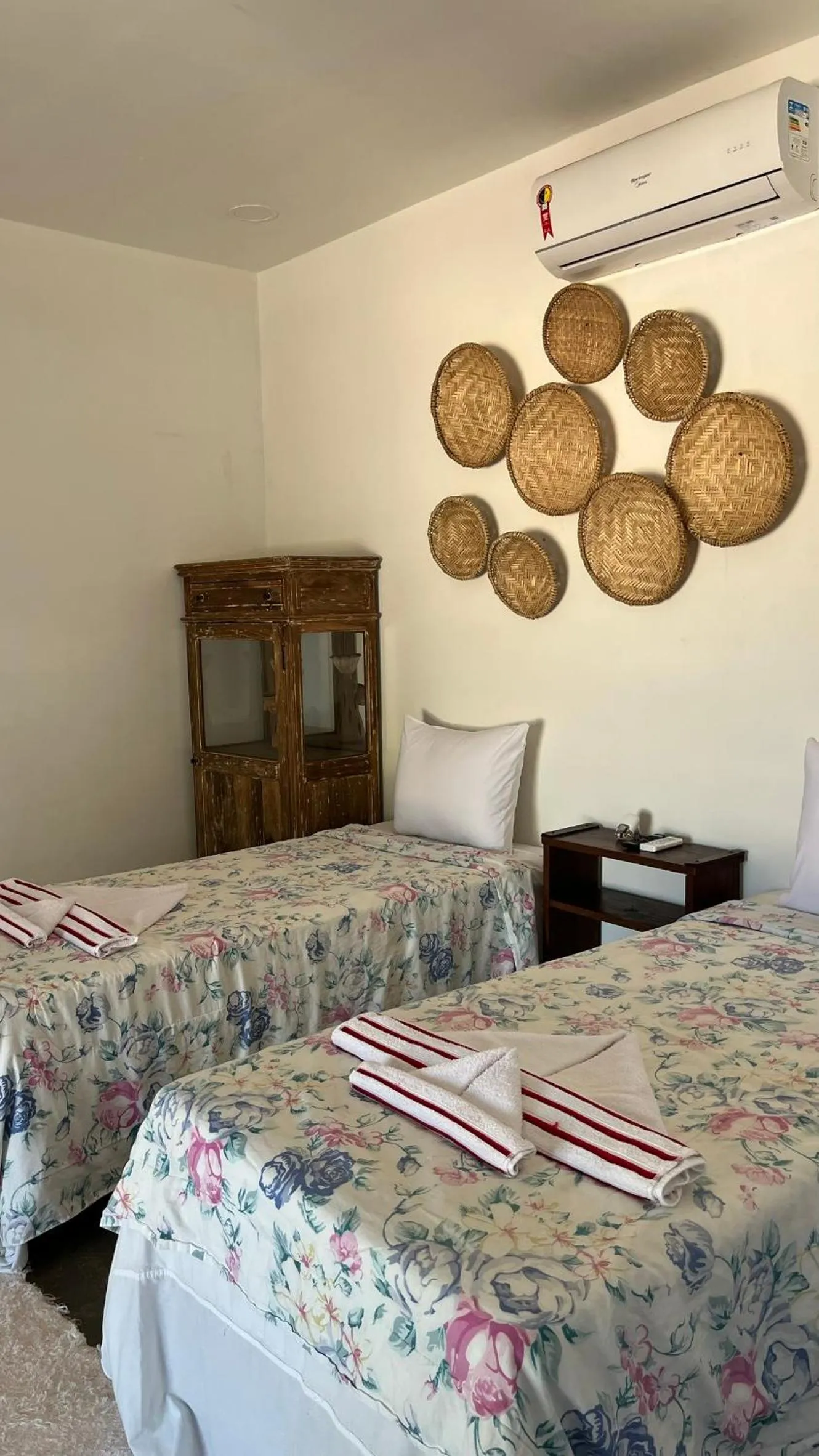 Bed in Recanto da Praia Pousada