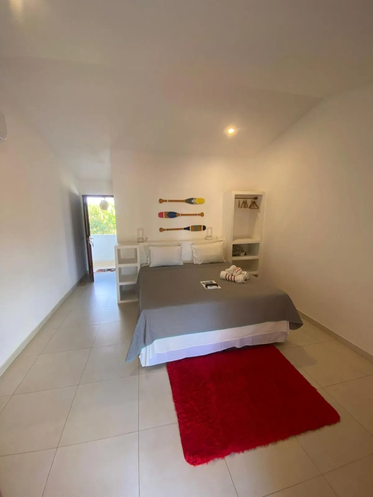 Bed in Recanto da Praia Pousada