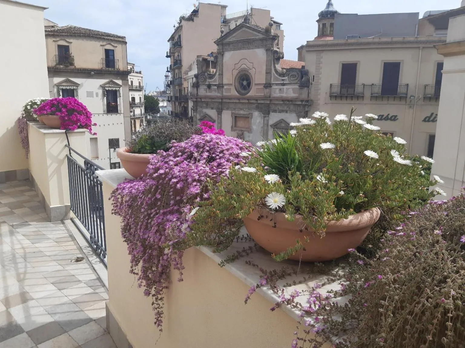 Balcony/Terrace in B&B Cala Peppa