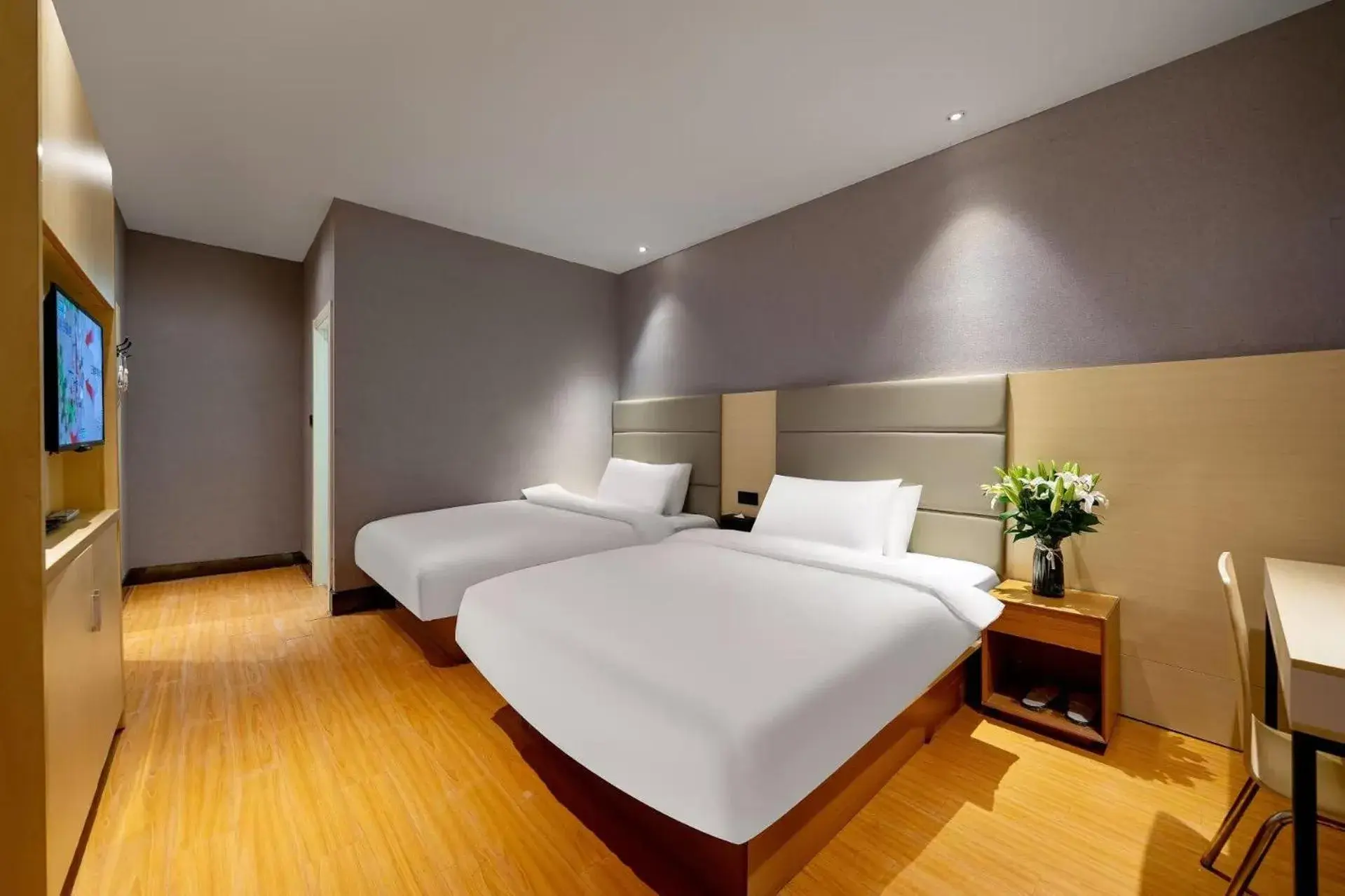 Superior Twin Room in Lechao Select Hotel Tianshan Road Weining Road Subway Station Branch Superior Twin Room in Lechao Select Hotel Tianshan Road Weining Road Subway Station Branch