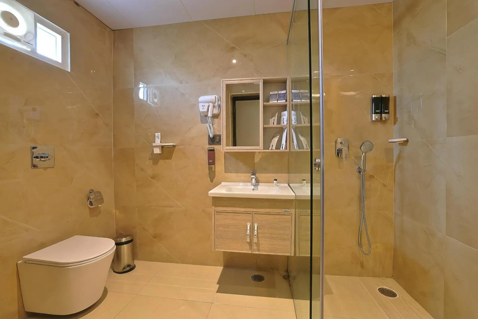 Toilet in Hotel Grand Continent Premiere, Banjara Hills, Hyderabad