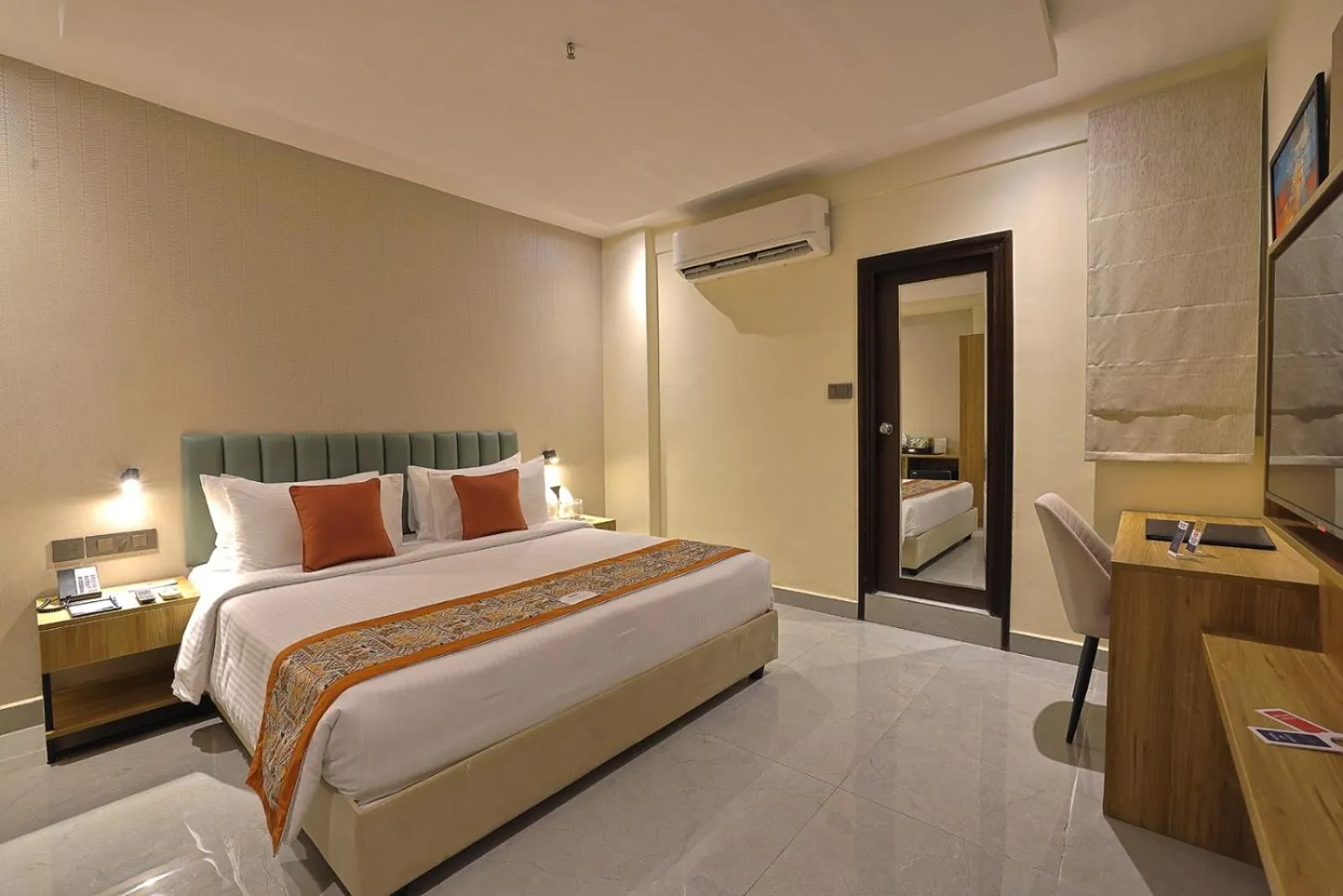 Bed in Hotel Grand Continent Premiere, Banjara Hills, Hyderabad