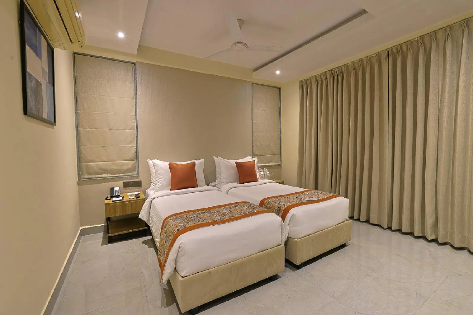 Bed in Hotel Grand Continent Premiere, Banjara Hills, Hyderabad