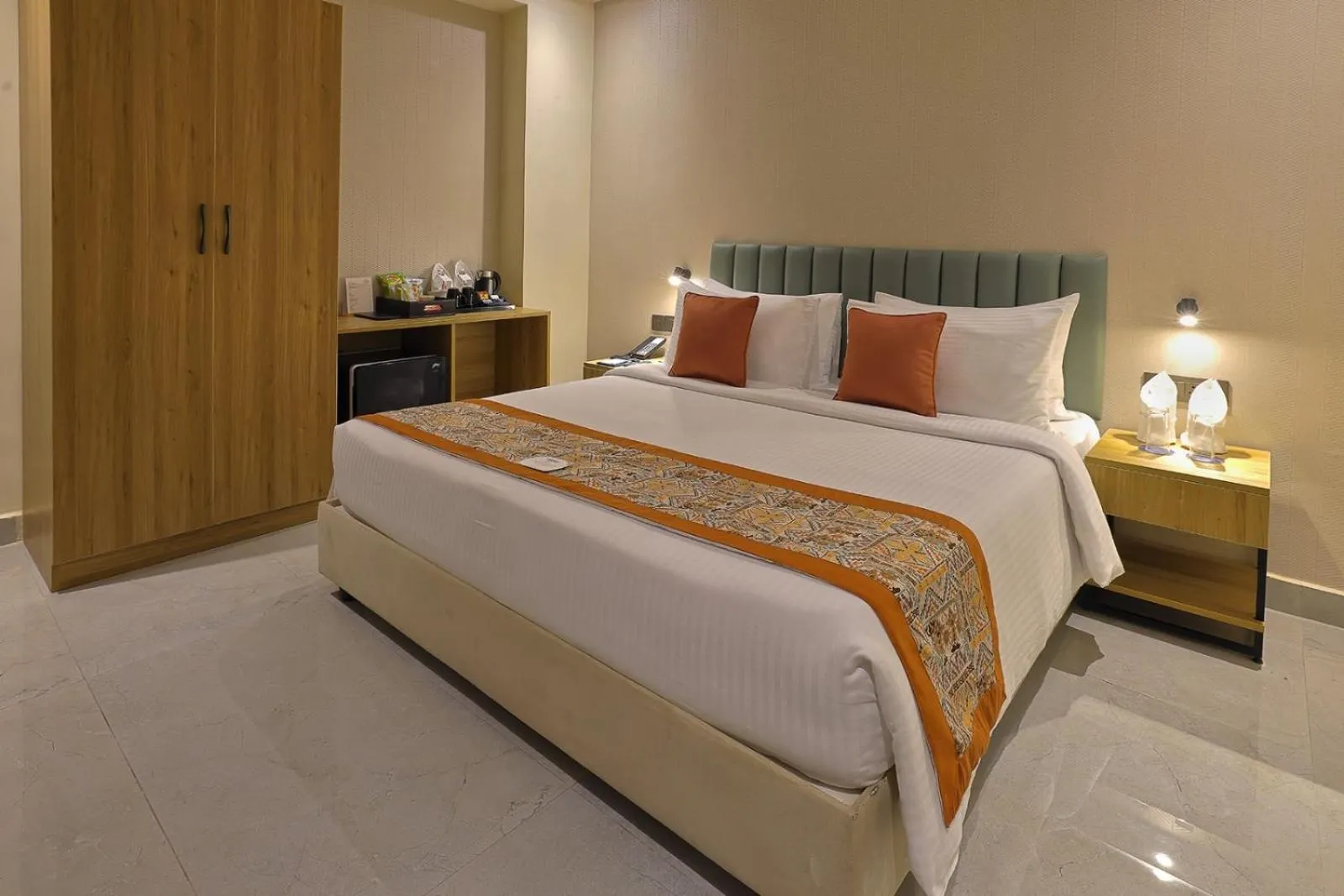 Bed in Hotel Grand Continent Premiere, Banjara Hills, Hyderabad