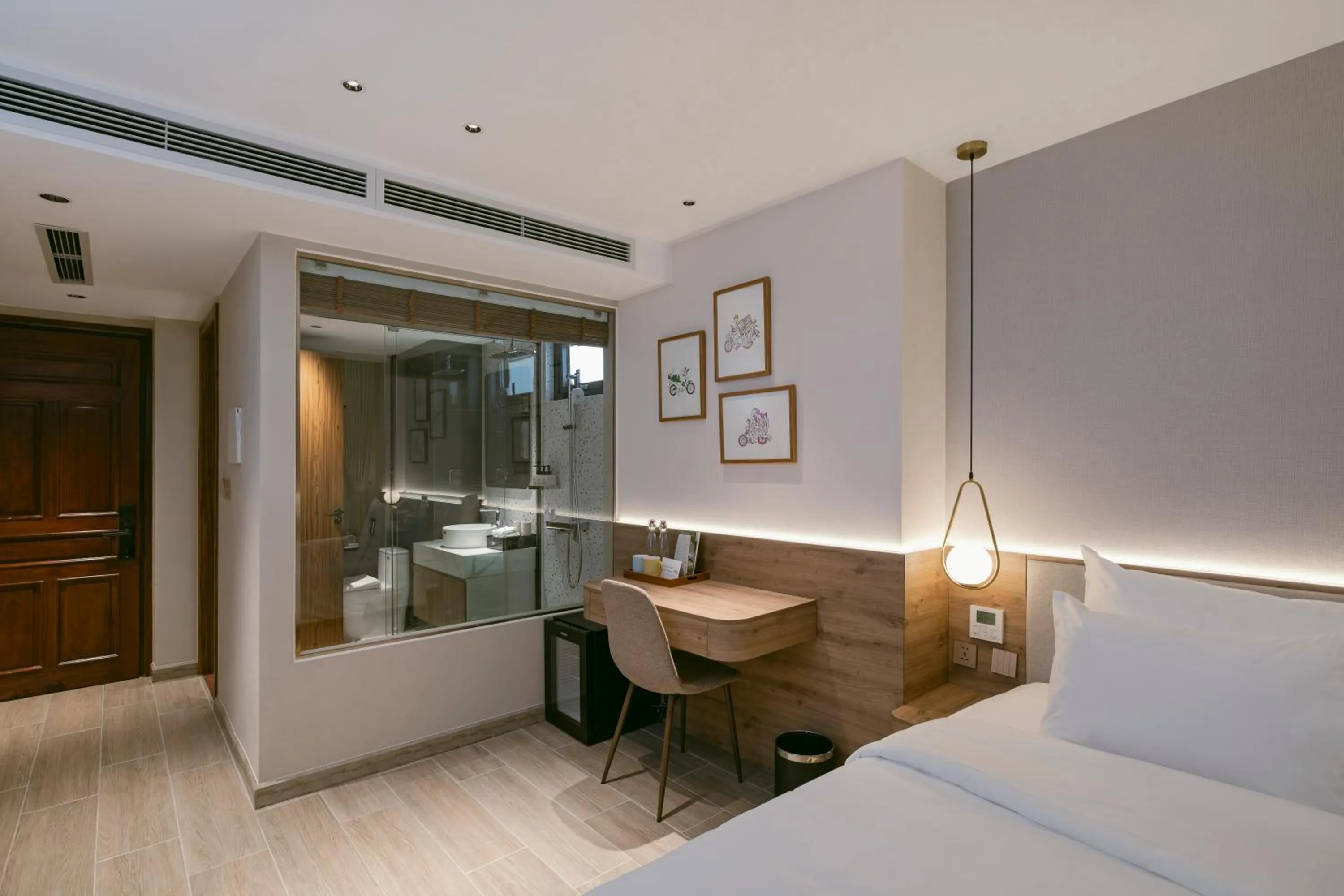 Photo of the whole room, Bed in CIBI Homes - Hanoi Central Living Space