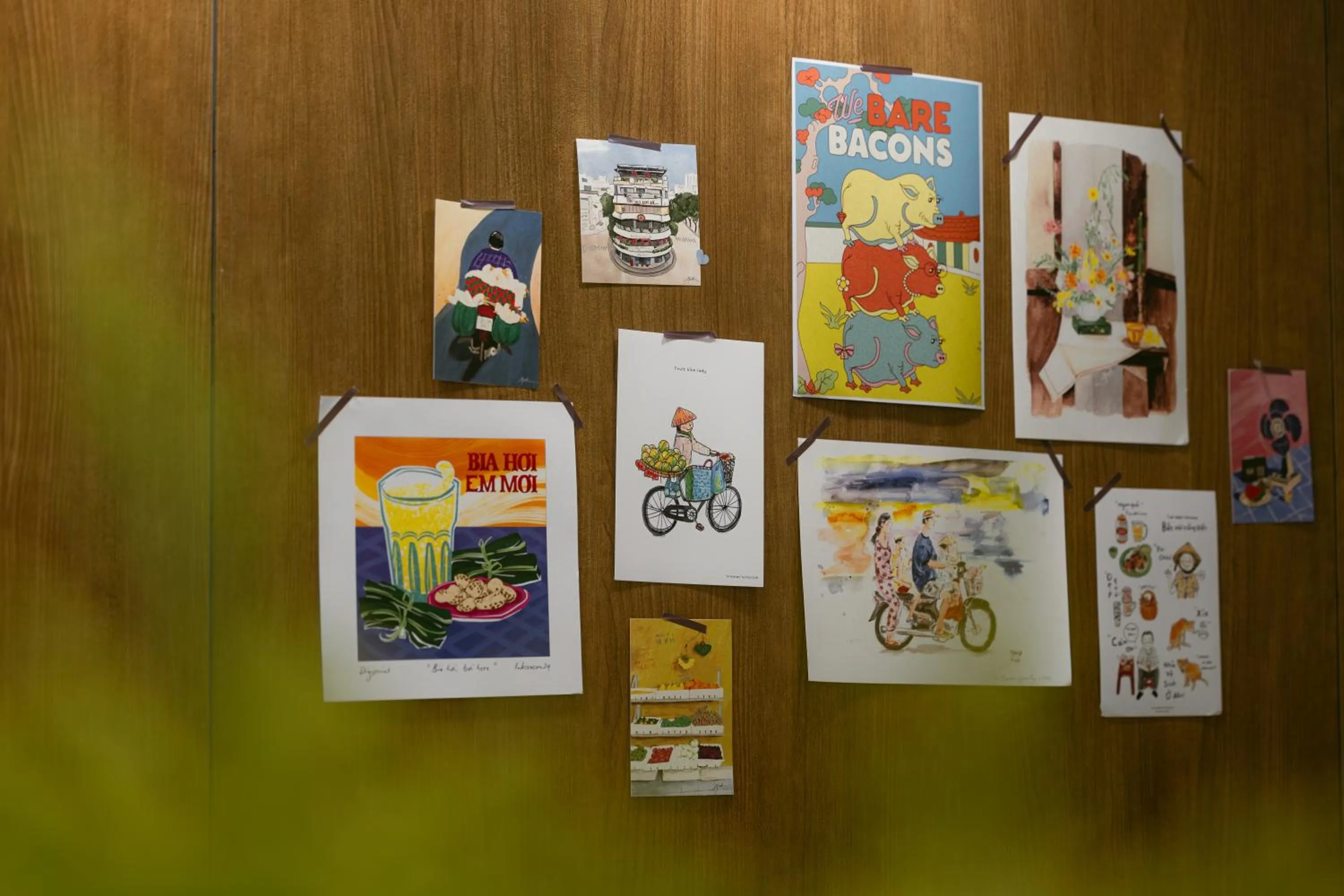 Decorative detail in CIBI Homes - Hanoi Central Living Space