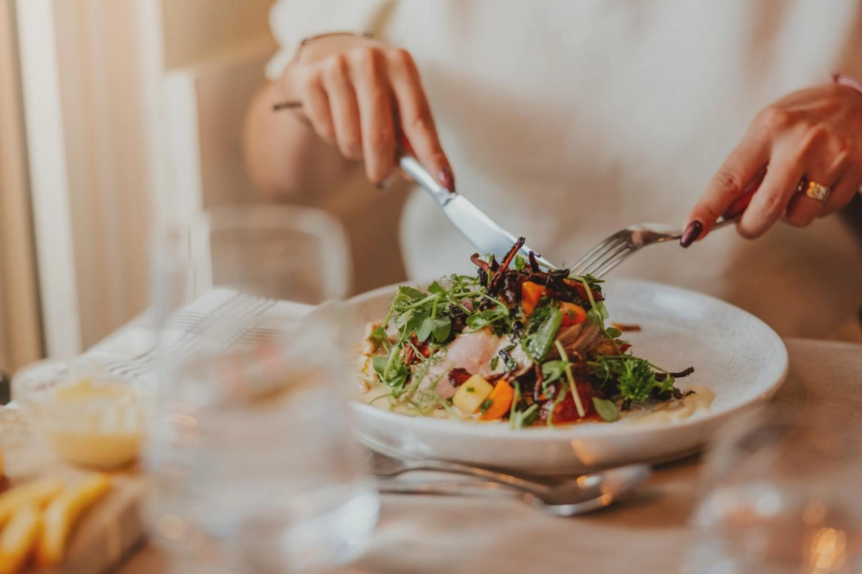 Restaurant/places to eat in Bjäre Golfklubb Hotel & Lodge