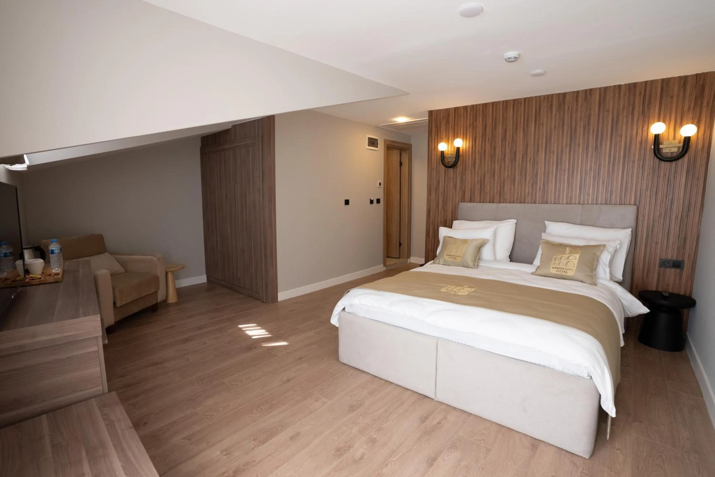 Bed in Kemer City Hotel İstanbul Airport