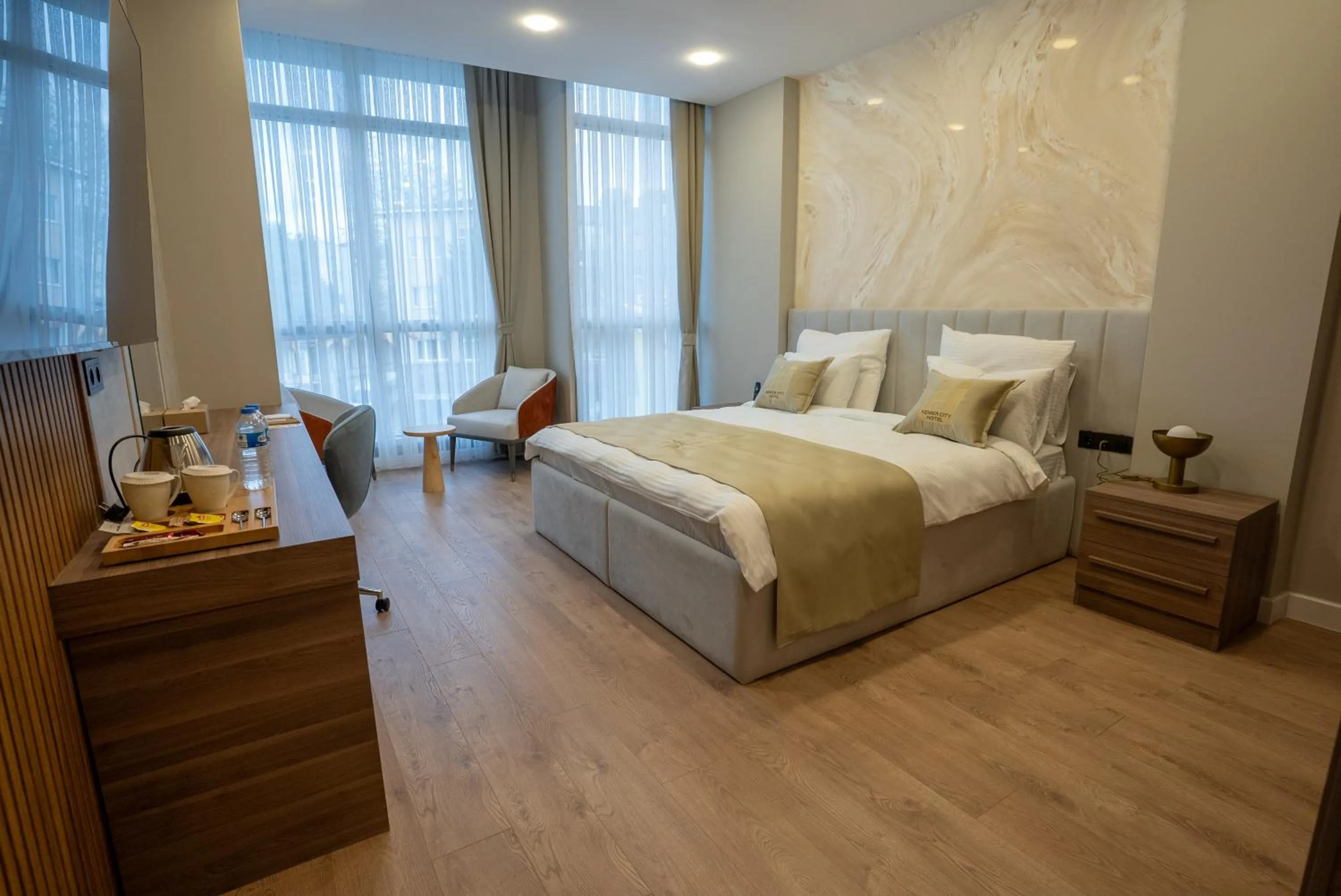 Bed in Kemer City Hotel İstanbul Airport