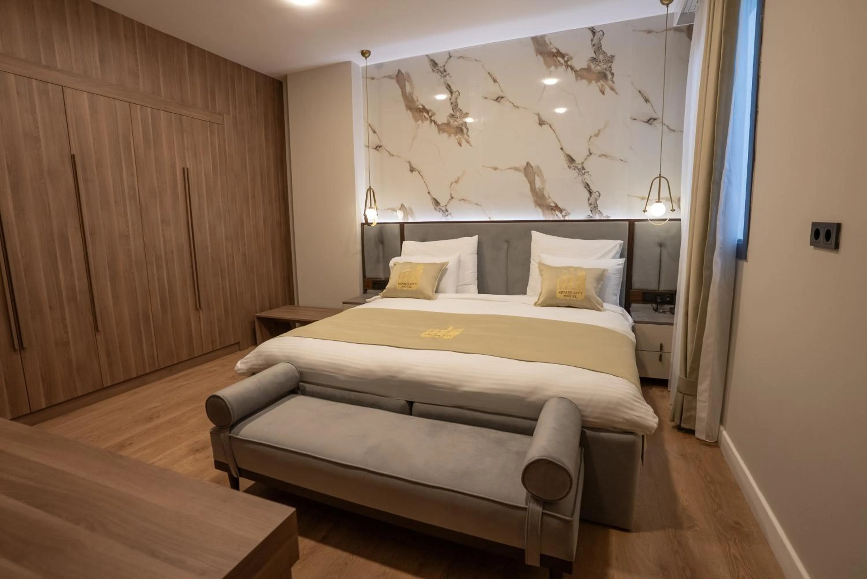 Bed in Kemer City Hotel İstanbul Airport