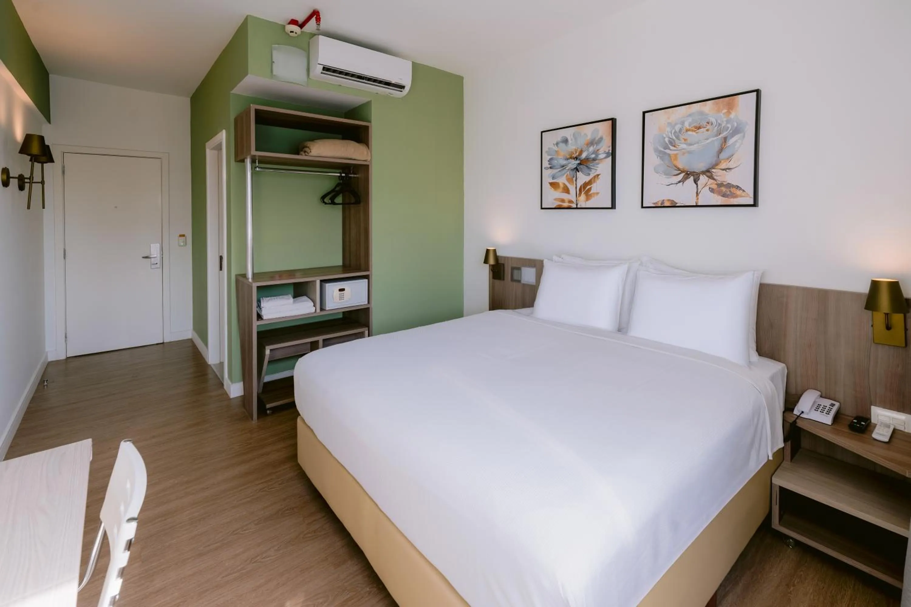 Bed in Slim Hotel Cuiabá Aeroporto