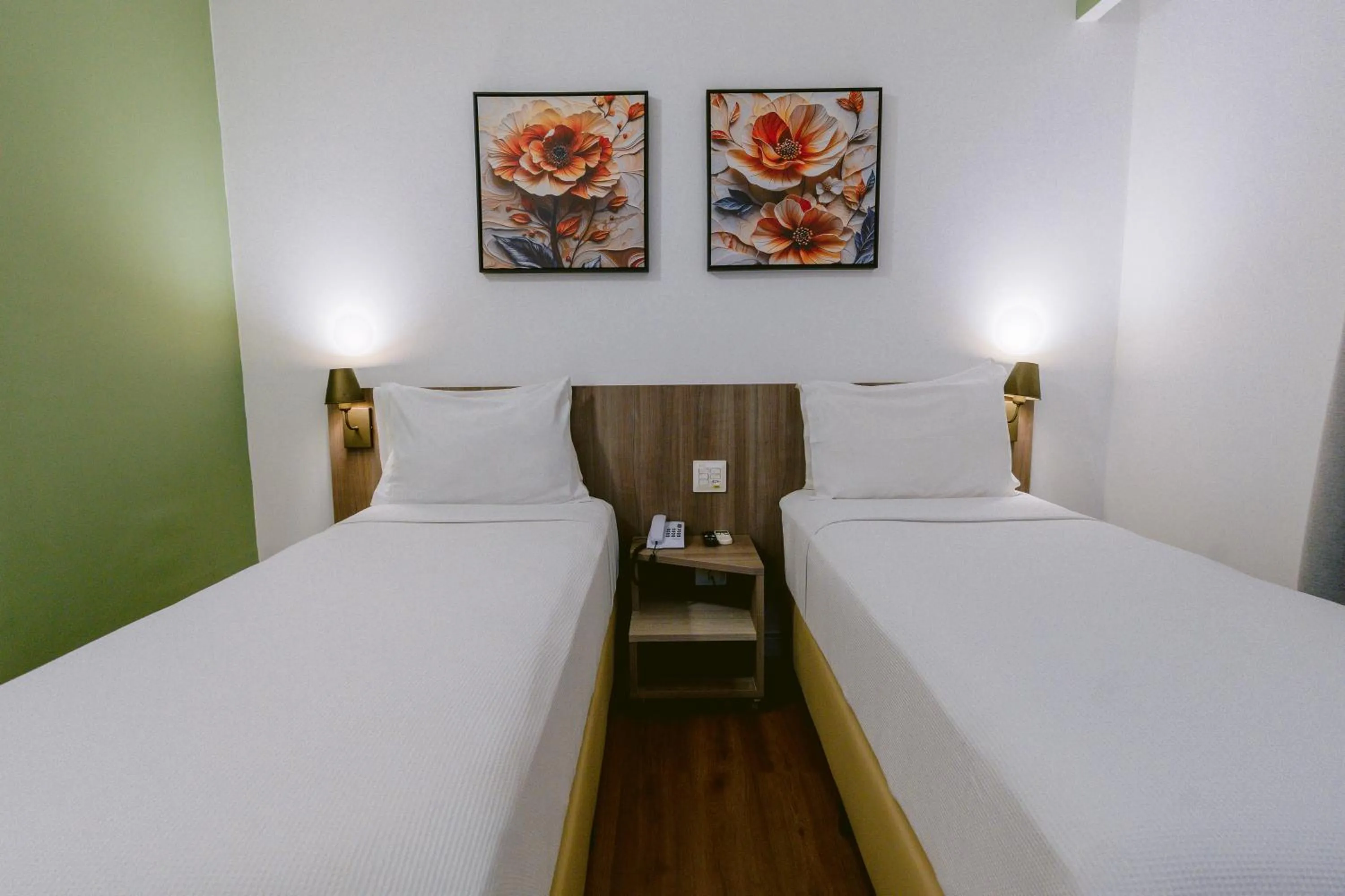 Bed in Slim Hotel Cuiabá Aeroporto