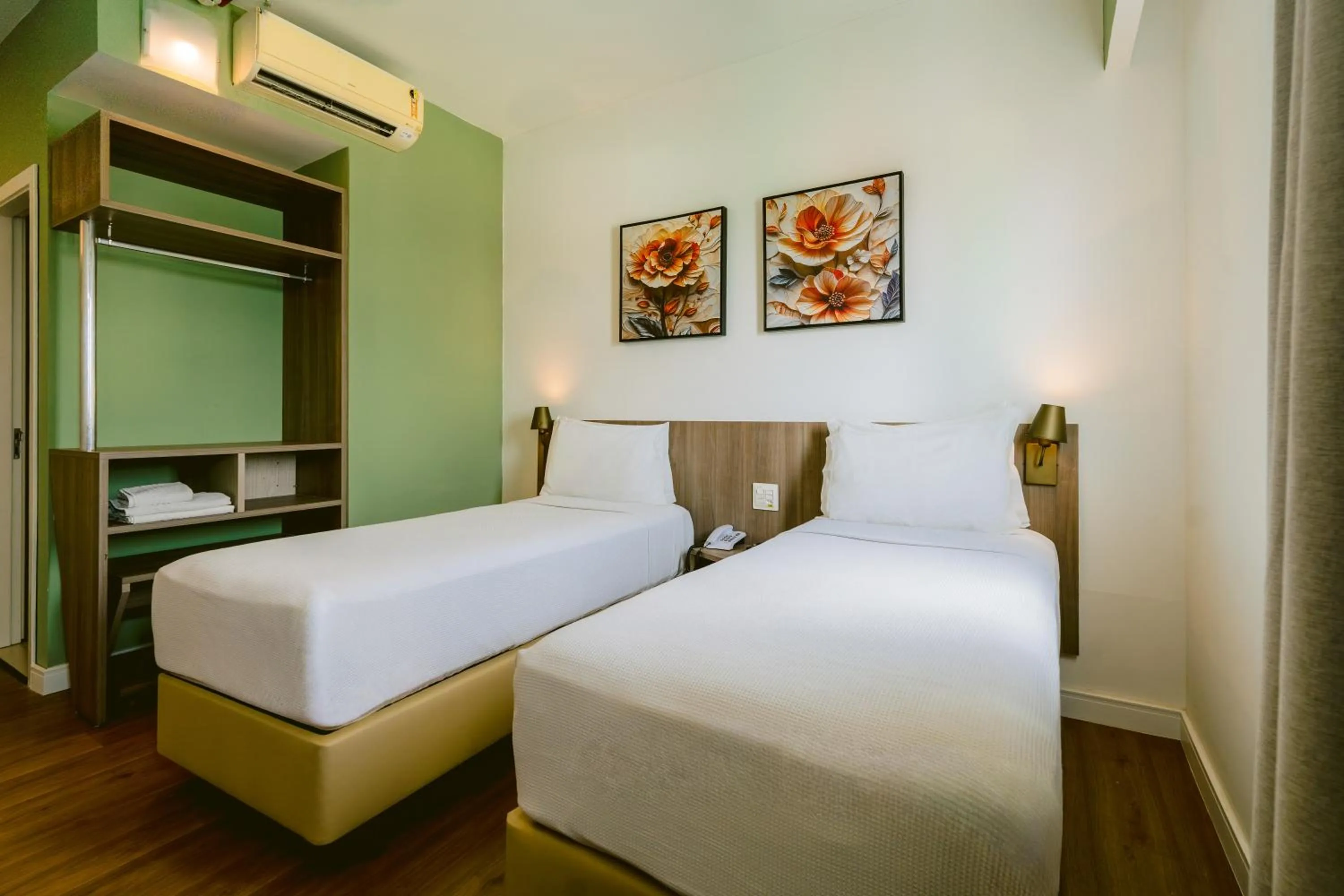 Bed in Slim Hotel Cuiabá Aeroporto