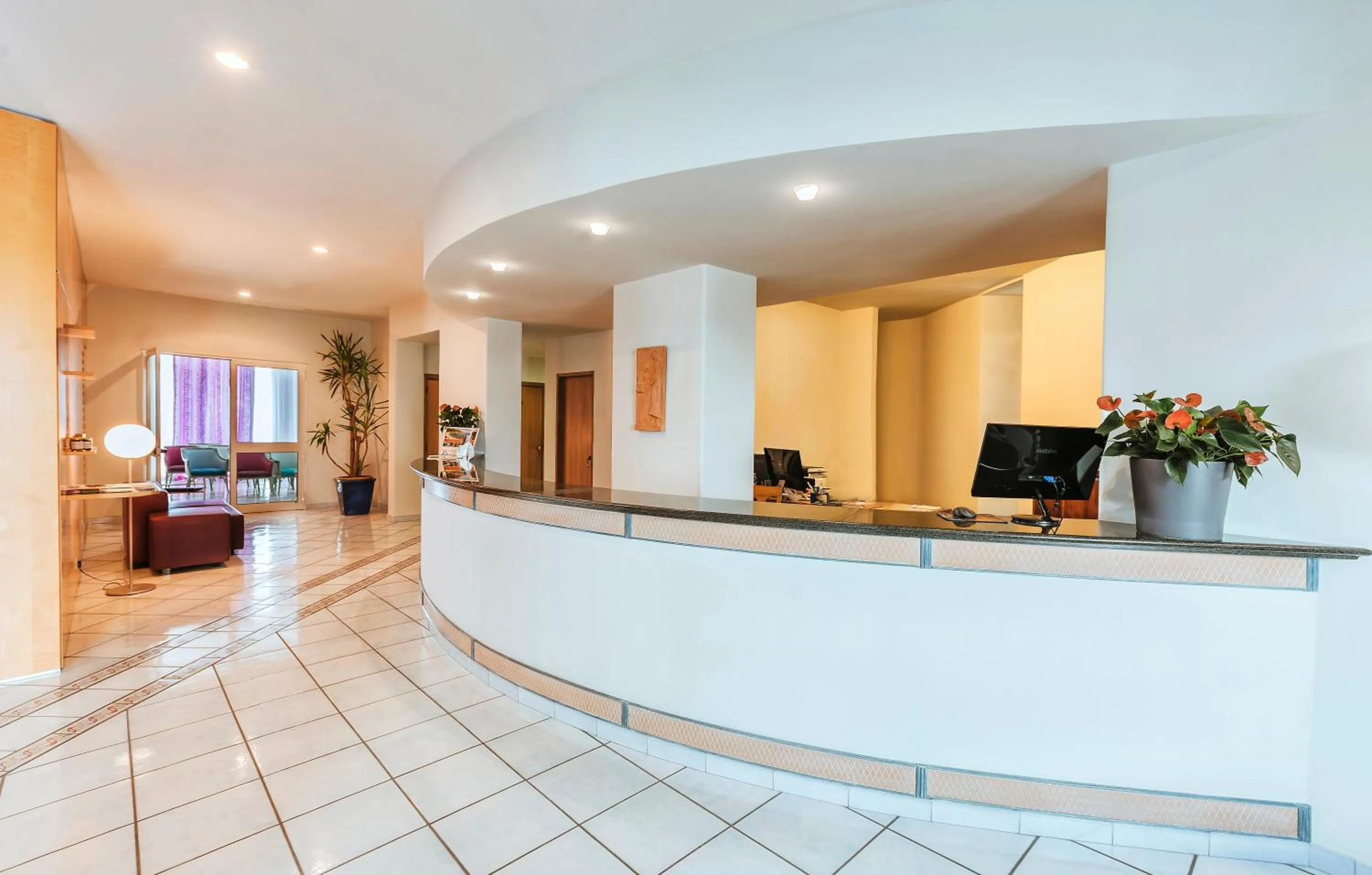 Lobby or reception in Hotel San Giorgio Terme