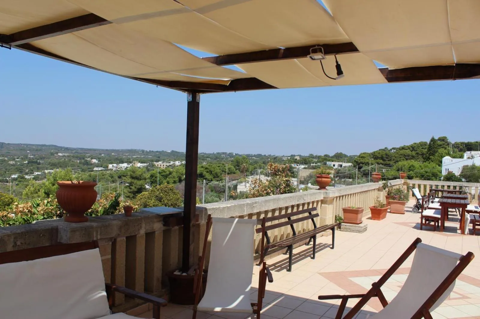 Natural landscape in Villa Pedaci B&B