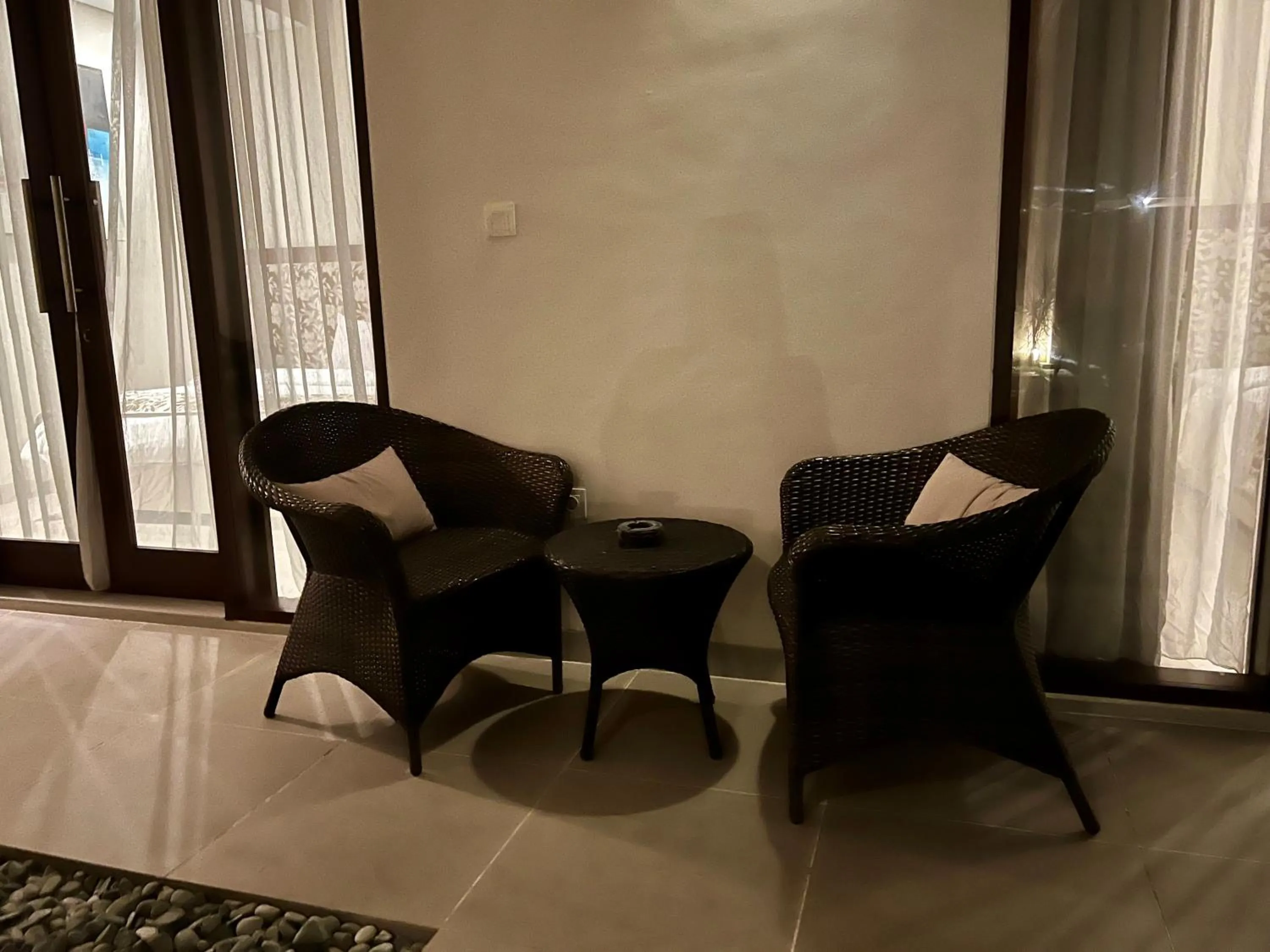 Seating area in Kesari Haven Villa C