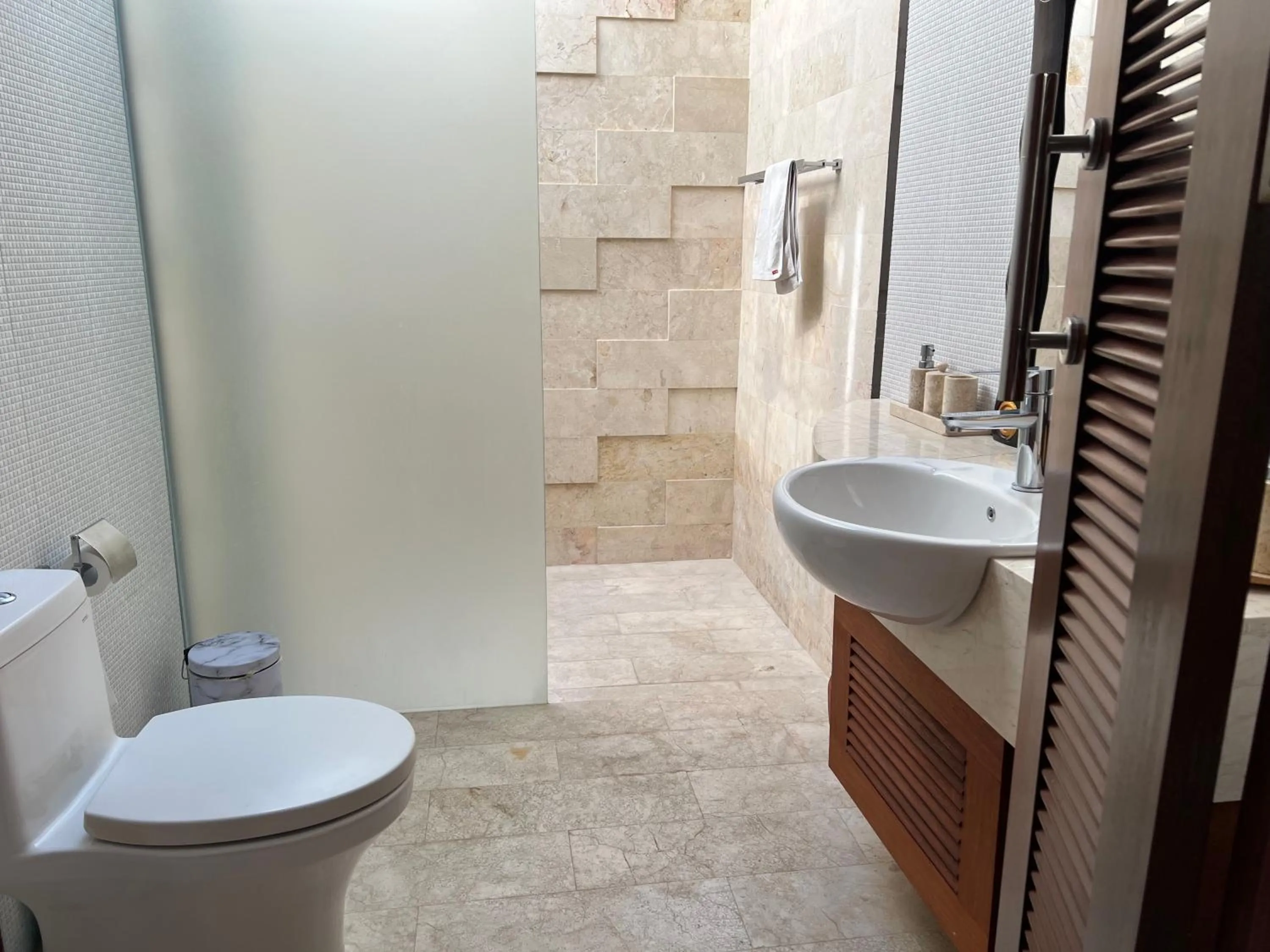 Shower in Kesari Haven Villa C