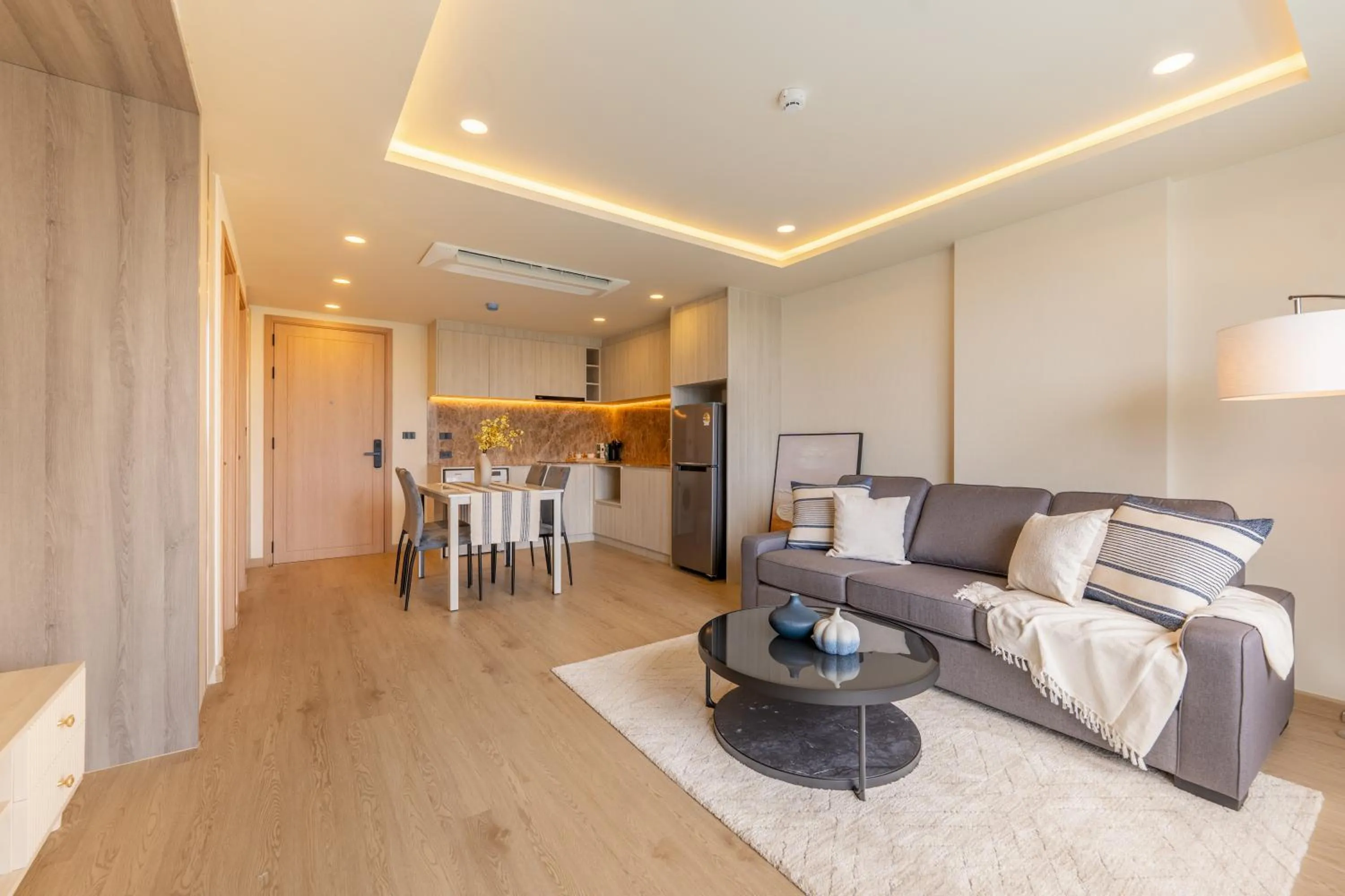 Living room in The Ozone Residences Bangtao