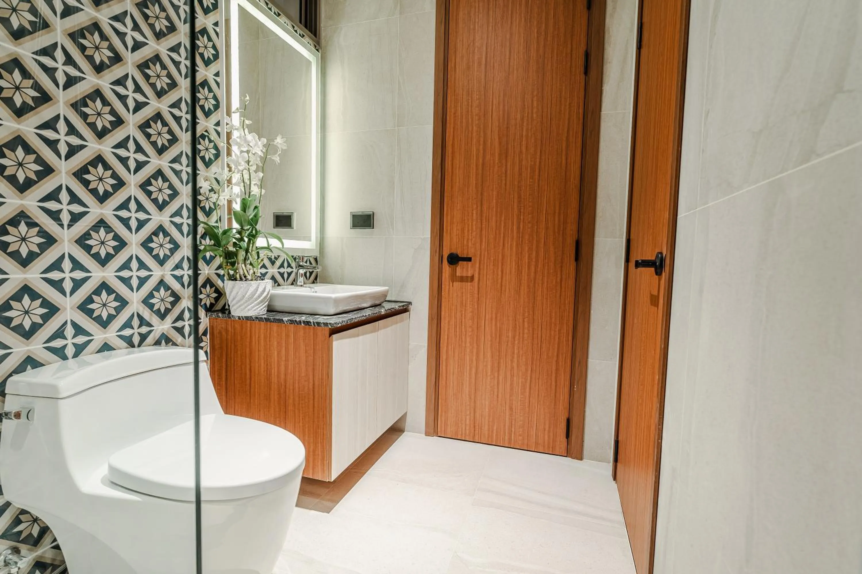 Bathroom in The Ozone Residences Bangtao