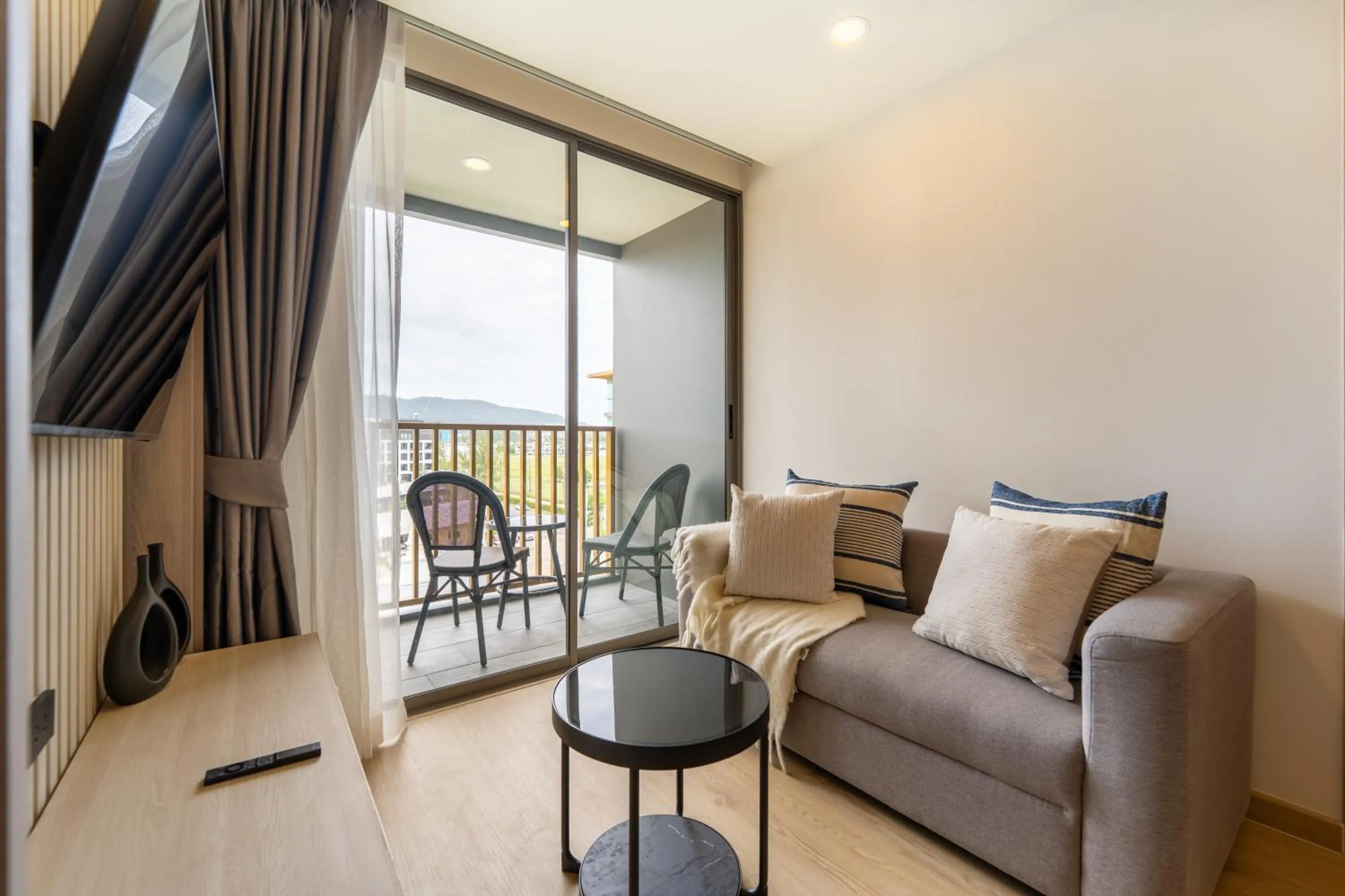 Living room in The Ozone Residences Bangtao