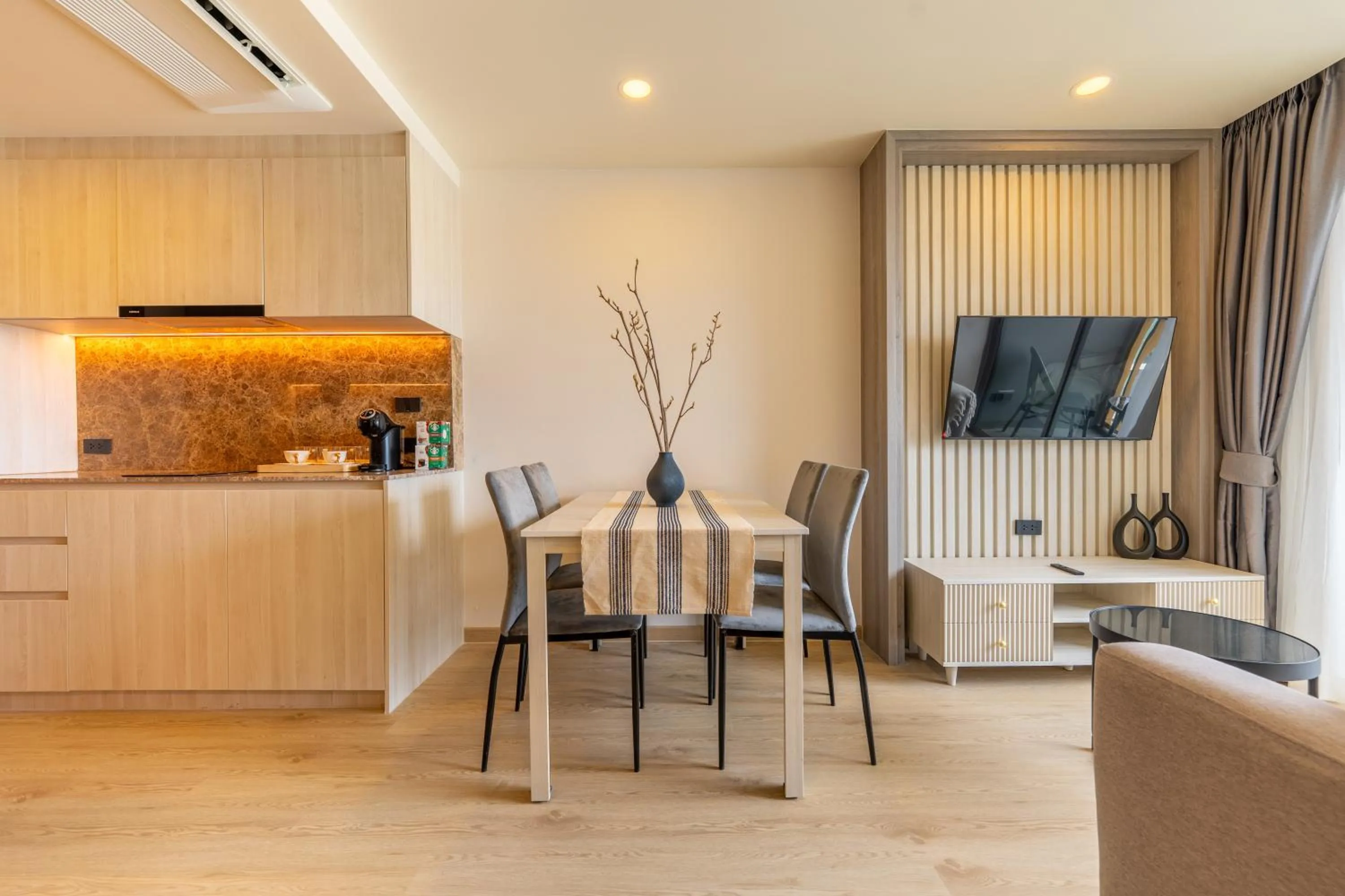 Dining area in The Ozone Residences Bangtao