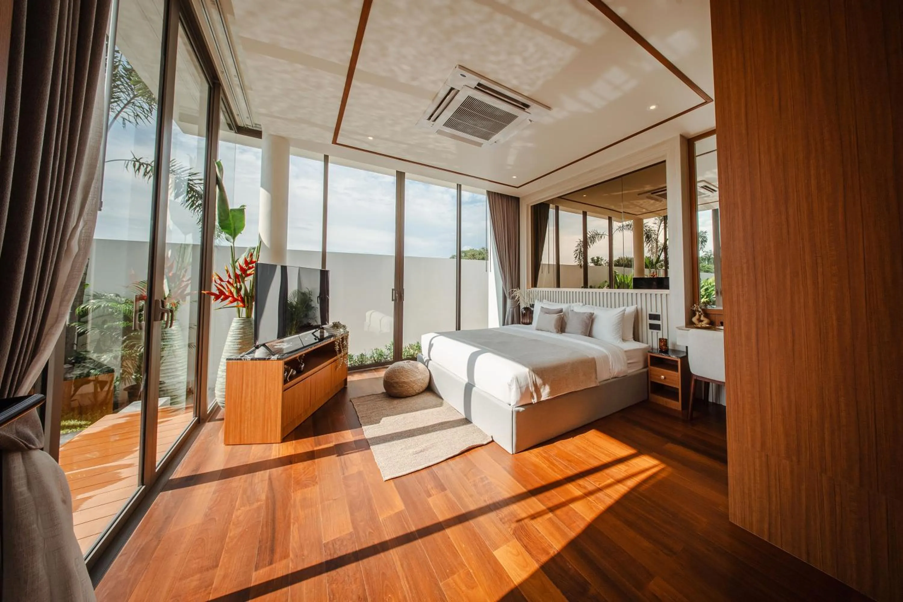 Bed in The Ozone Residences Bangtao