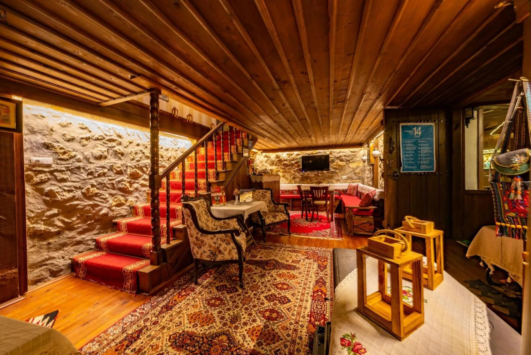 Lobby or reception in Safranbolu Seyi̇r Konak Otel