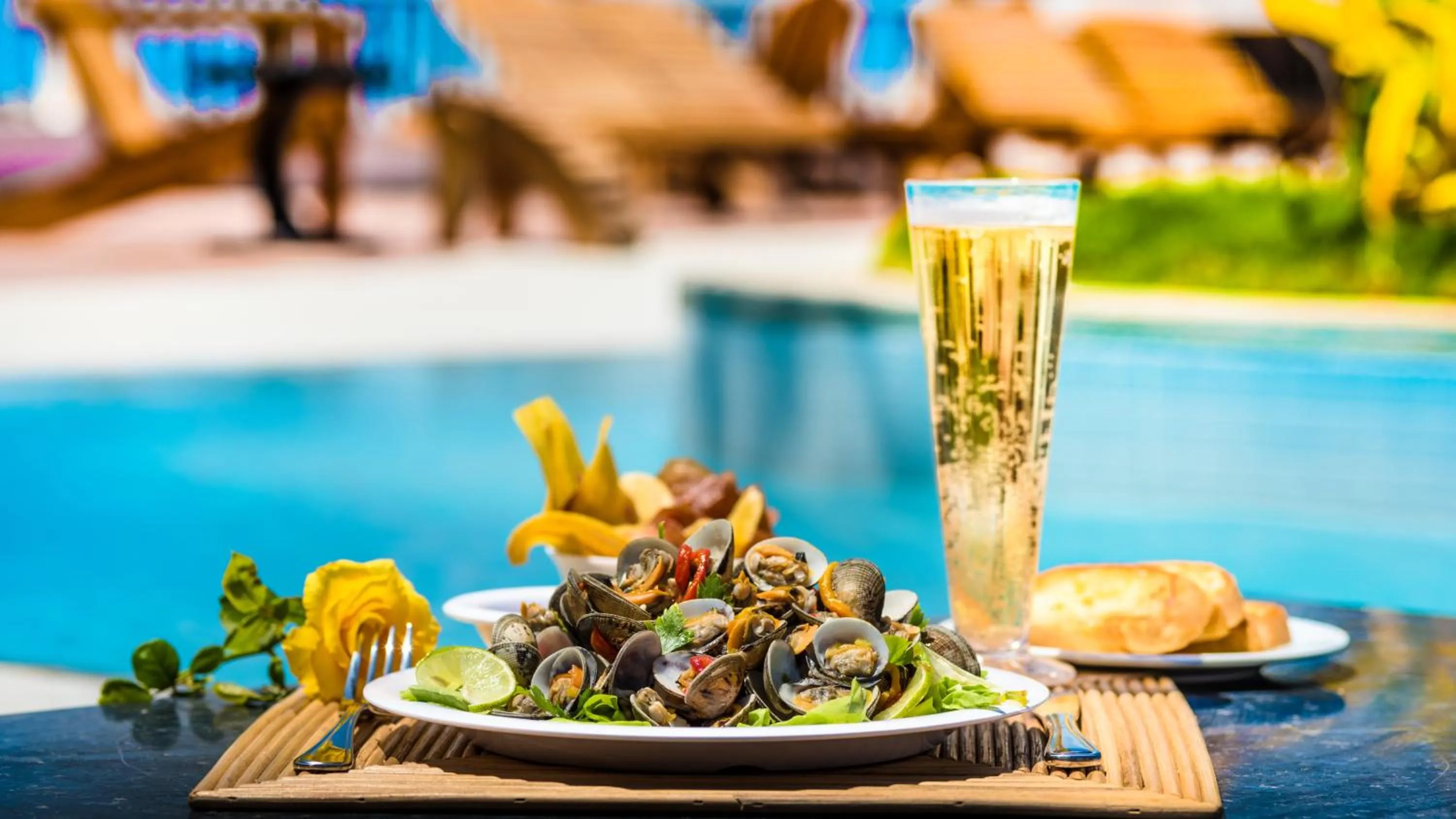 Food close-up in Playa Paraíso
