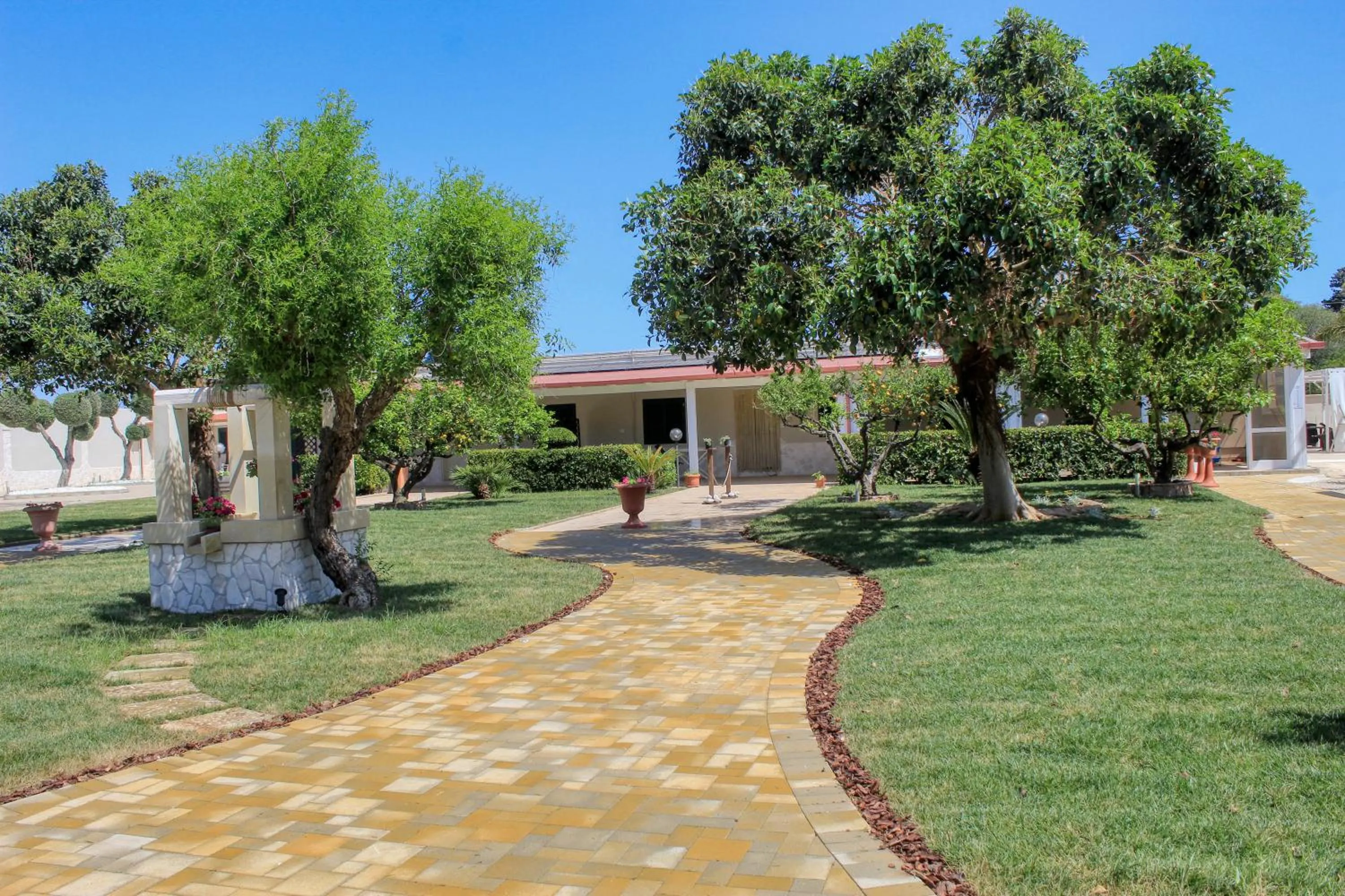 Garden view in Tenuta Paifer