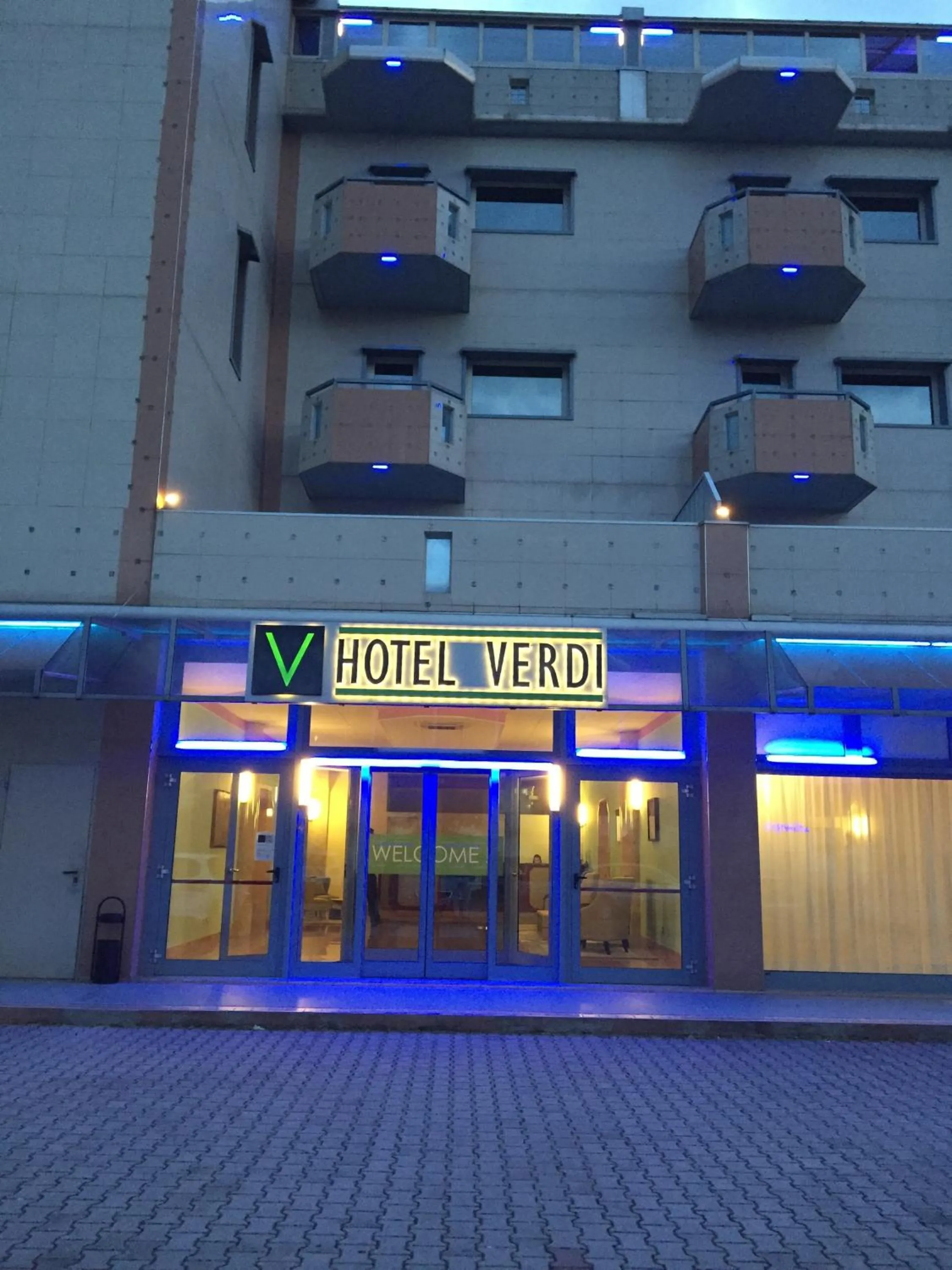 Facade/entrance in Hotel Verdi