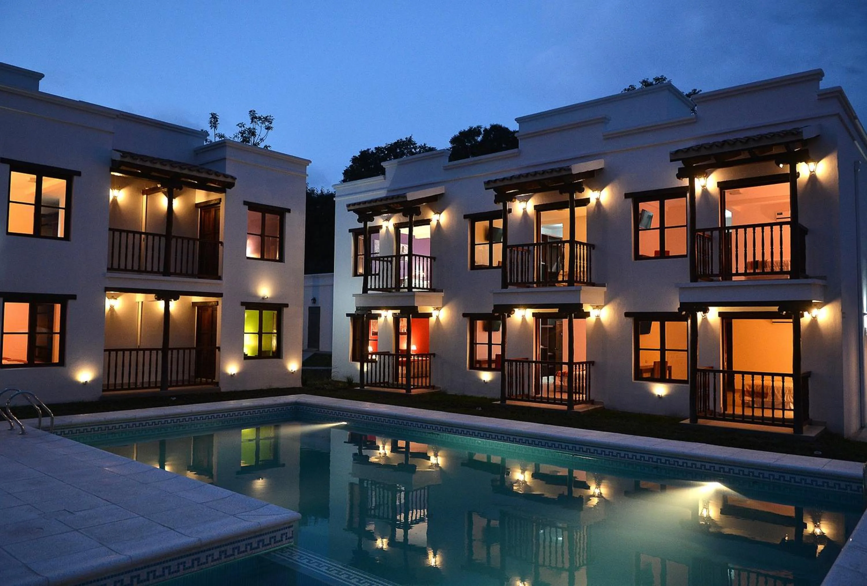 Pool view in Posada de los Poetas Hotel Boutique