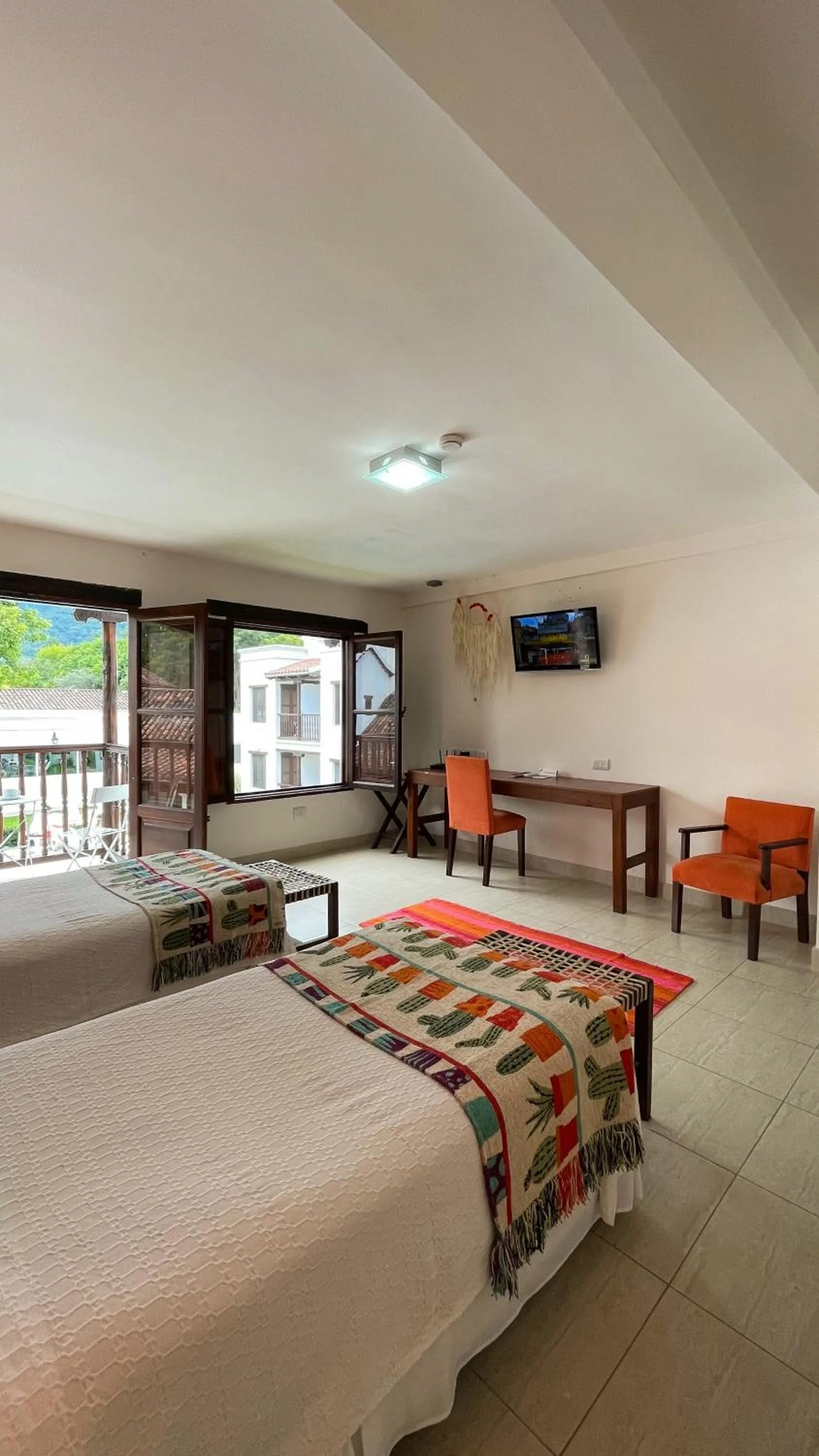 Decorative detail, Bed in Posada de los Poetas Hotel Boutique
