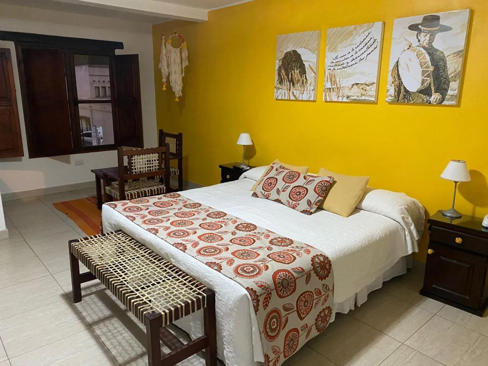 Decorative detail, Bed in Posada de los Poetas Hotel Boutique