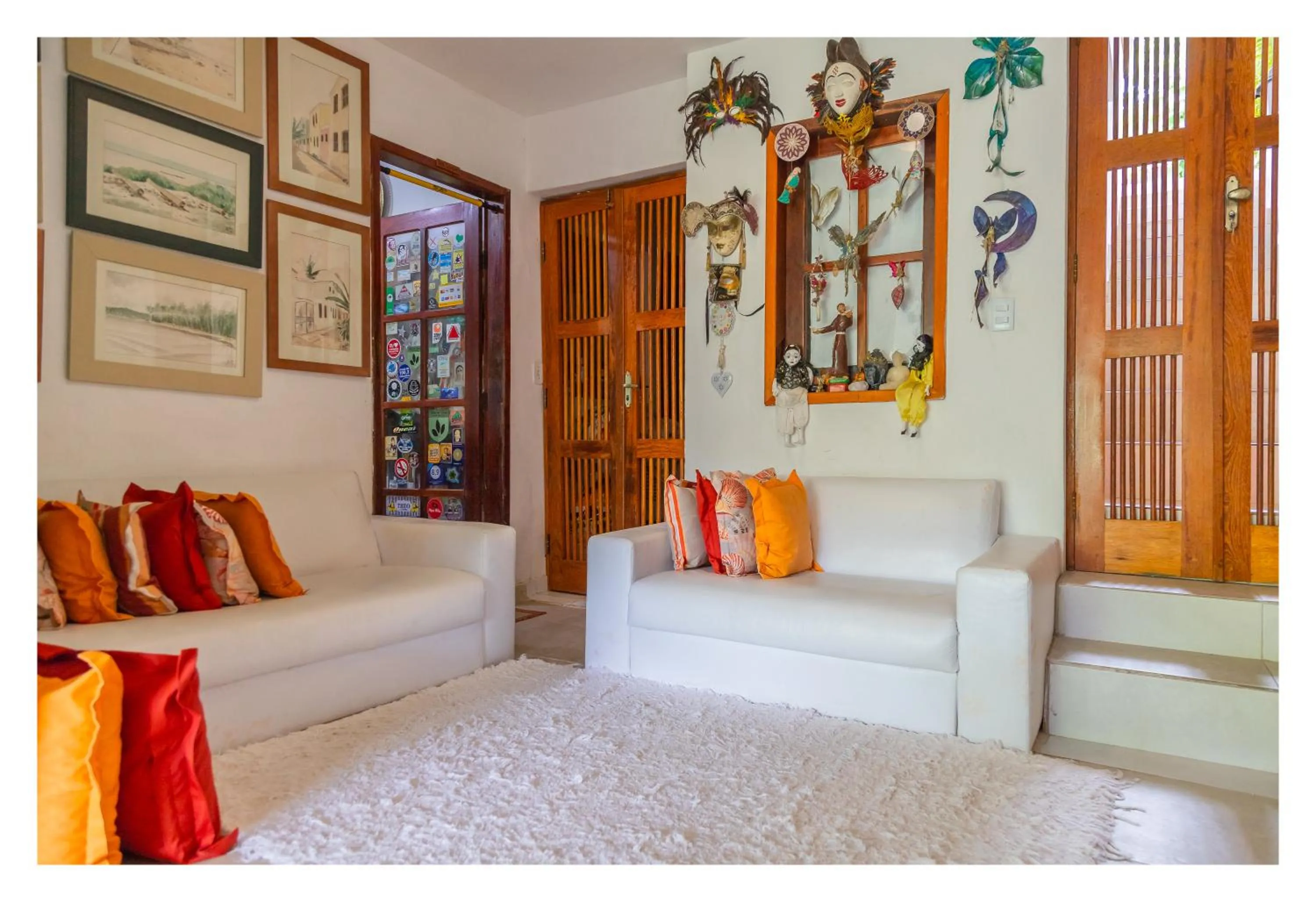 Decorative detail, Bed in Pousada Cravo e Canela