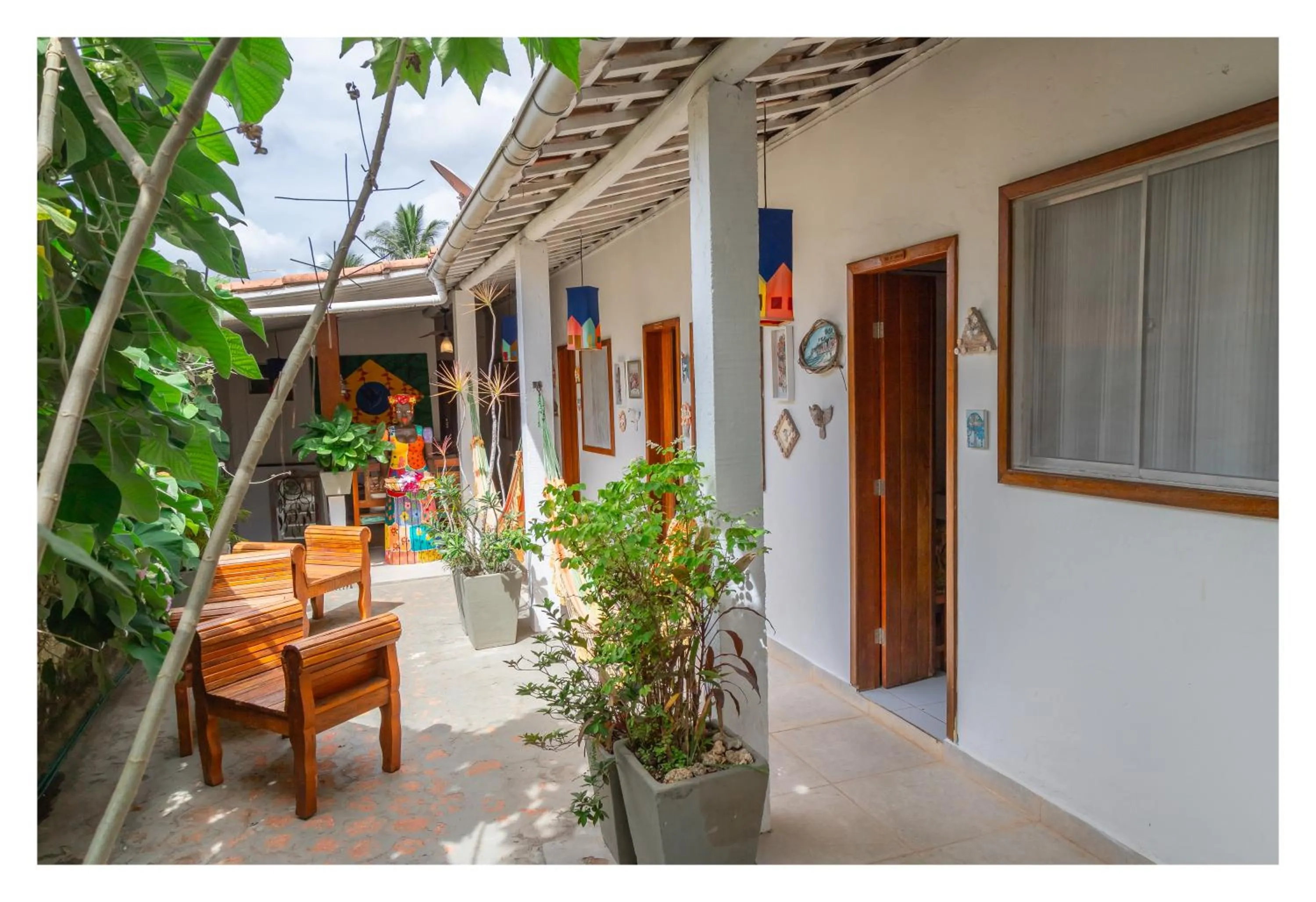 Patio in Pousada Cravo e Canela