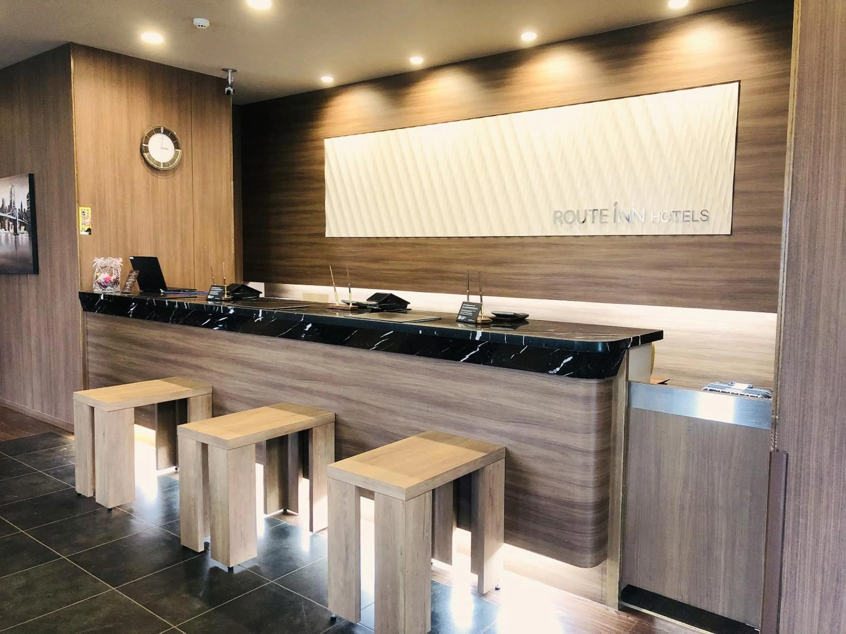 Lobby or reception in Hotel Route-Inn Saiki Ekimae